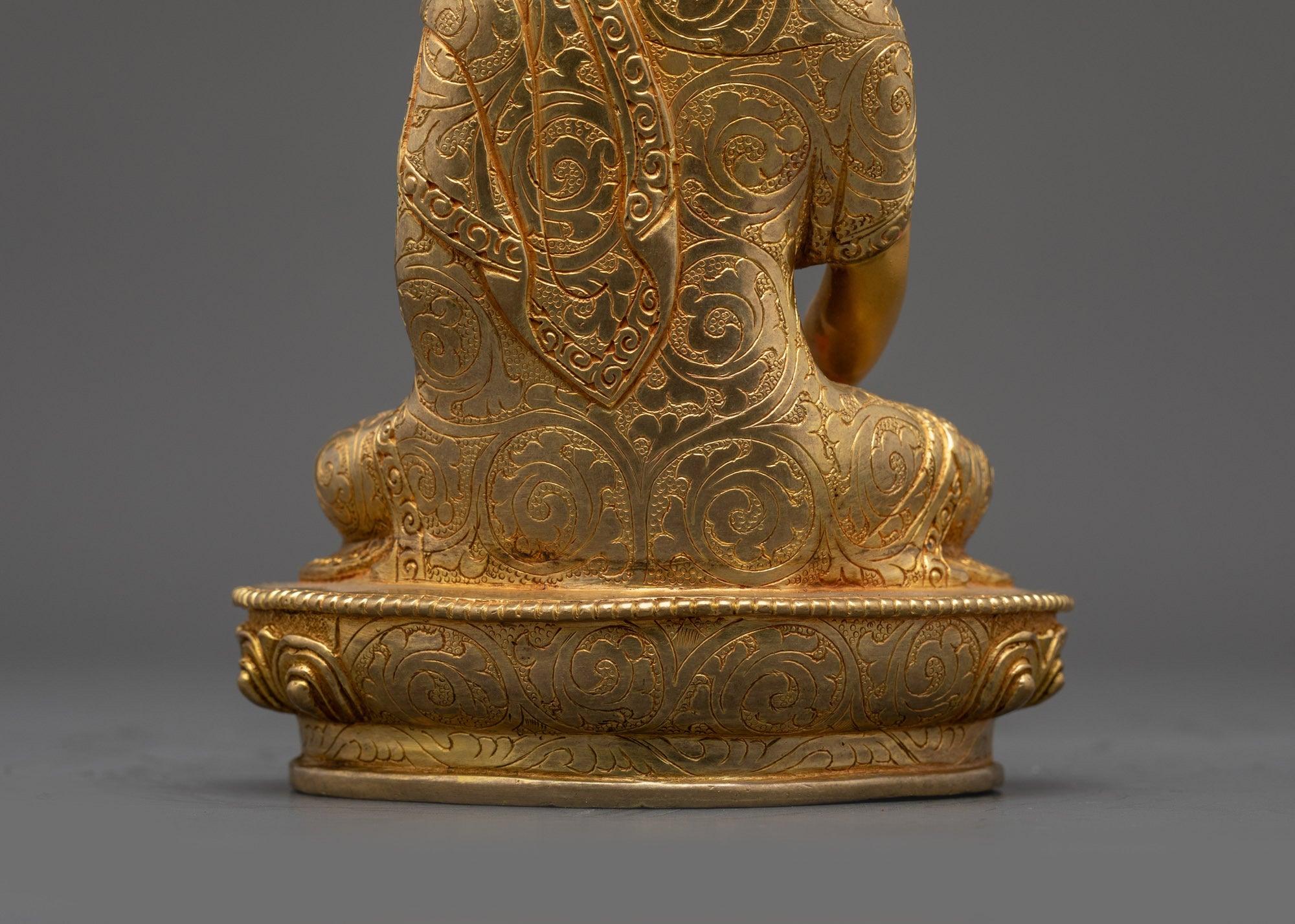 Meditating Shakyamuni Buddha Sculpture | Handcrafted Spiritual Decor