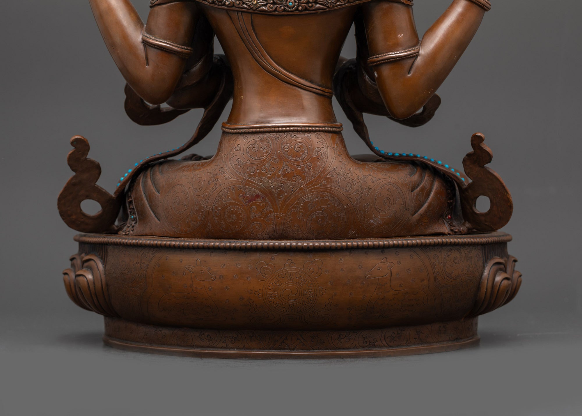 Nepalese Chenrezig Statue – Handcrafted Tibetan Avalokiteshvara Figure