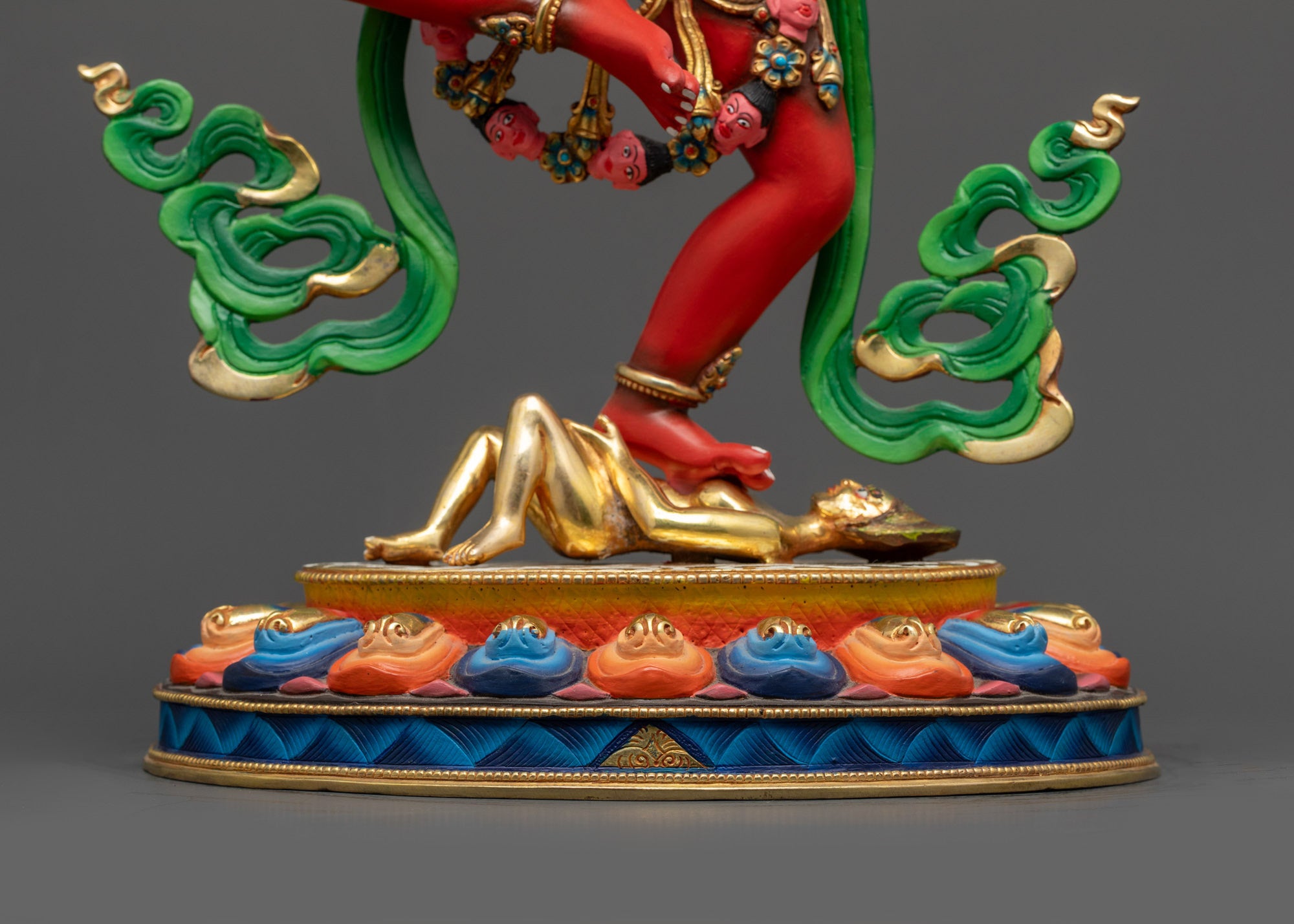 Premium Dorje Phagmo Sculpture | Nepalese Lost-Wax Copper Artwork