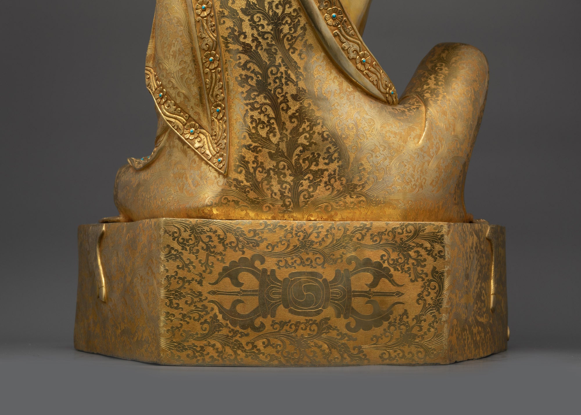 Exquisite Tibetan Yogi Milarepa Statue | Lost-Wax Casted Sculpture