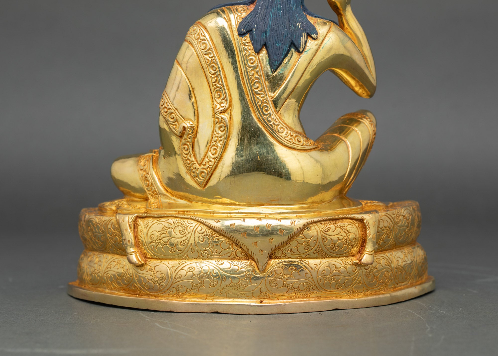 Milarepa Statue | Nepalese Handcrafted Buddhist Sage Sculpture