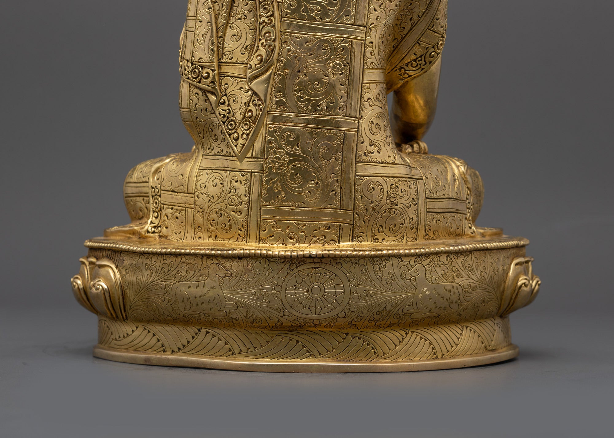 Tibetan Shakyamuni Buddha Statue | Traditional Himalayan Art Nepal