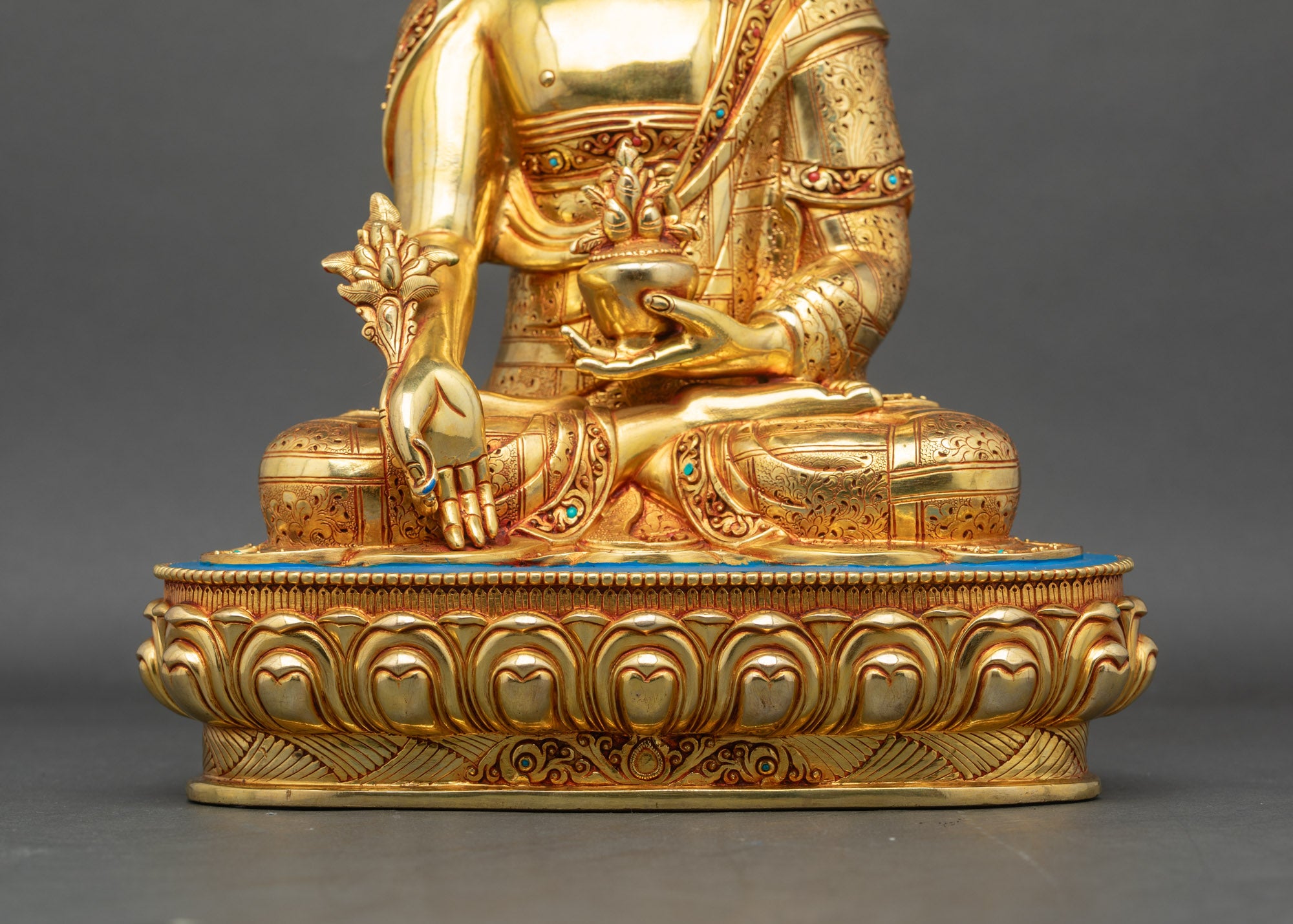 Handmade Statue of Medicine Buddha | Invite Calm & Positive Energy