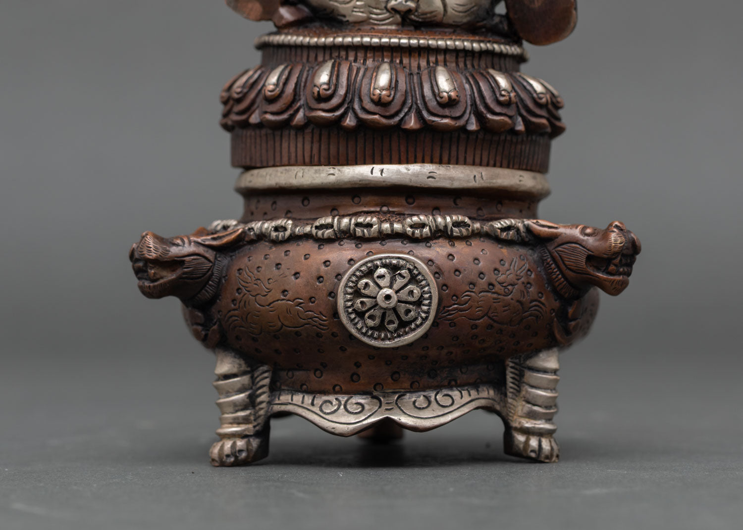 Fierce Vajradaka Statue | Oxidized Copper Sculpture