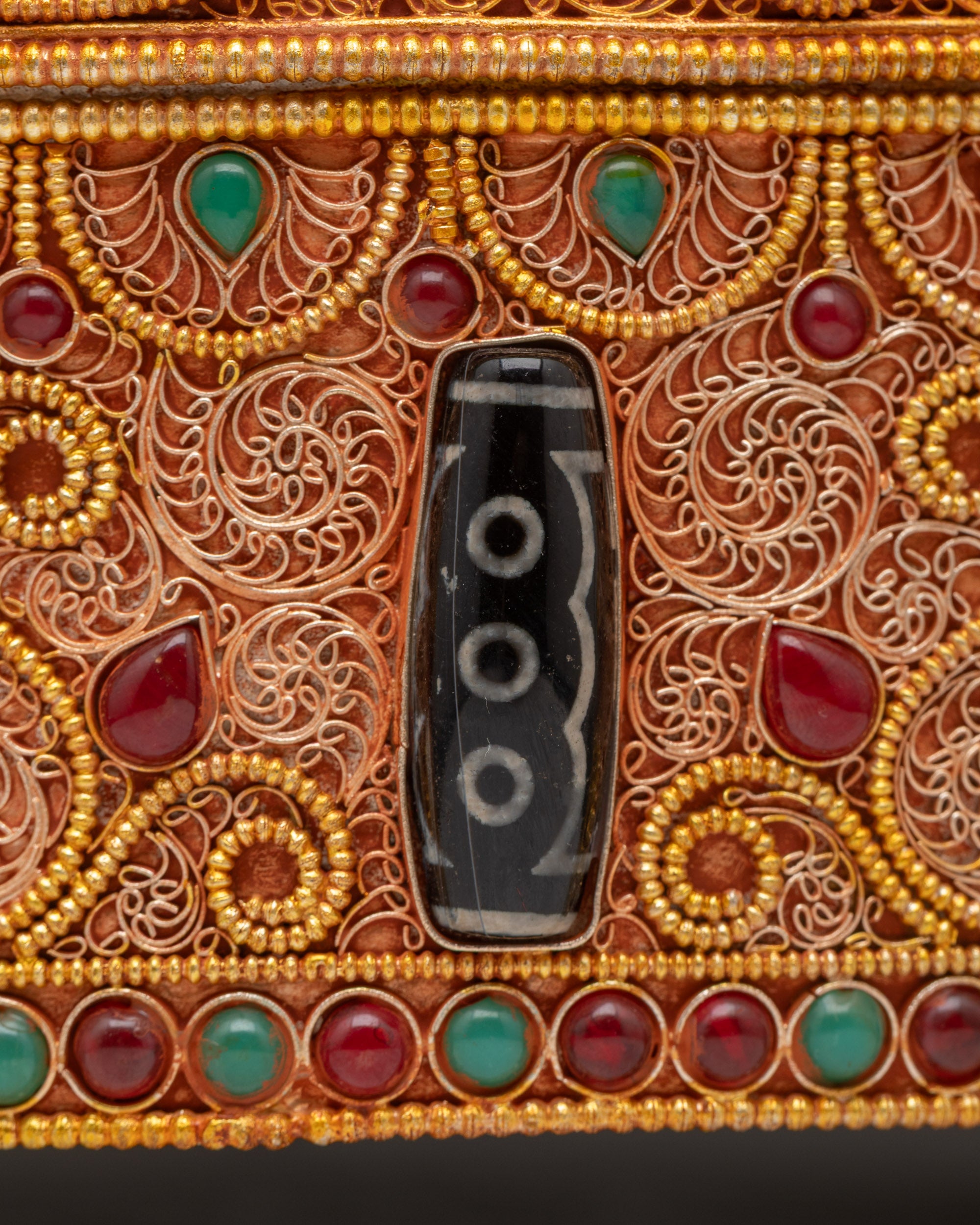 Handcrafted Tibetan Treasure Box | Spiritual Storage Chest from Nepal