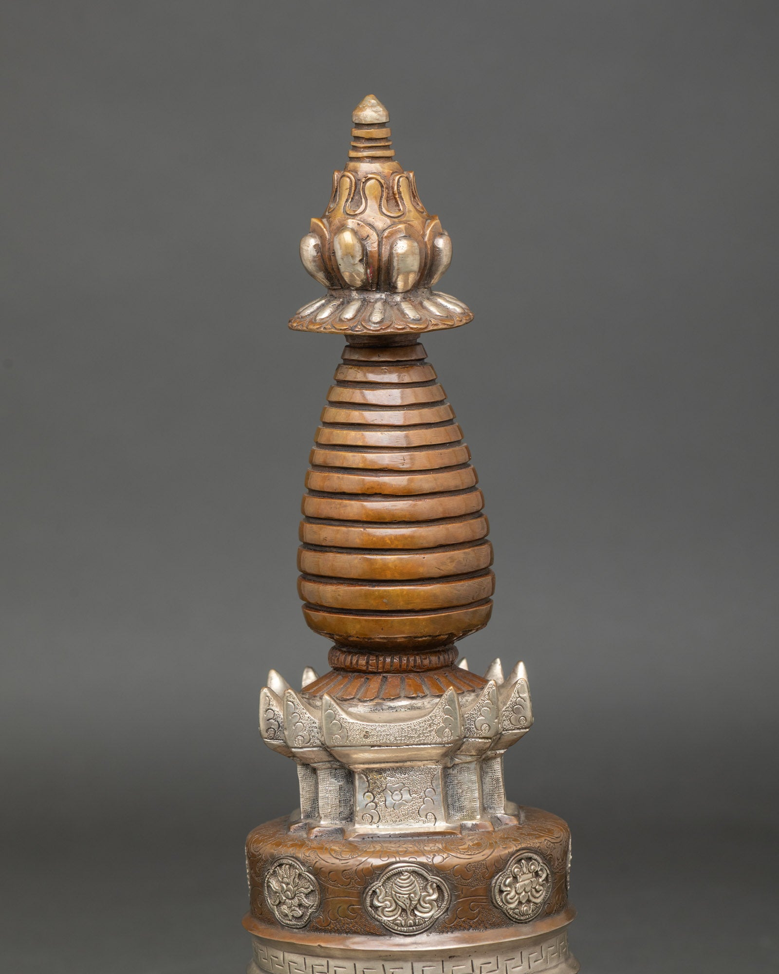 Handmade Kadampa Stupa | Sacred Shrine for Kadampa Buddhism