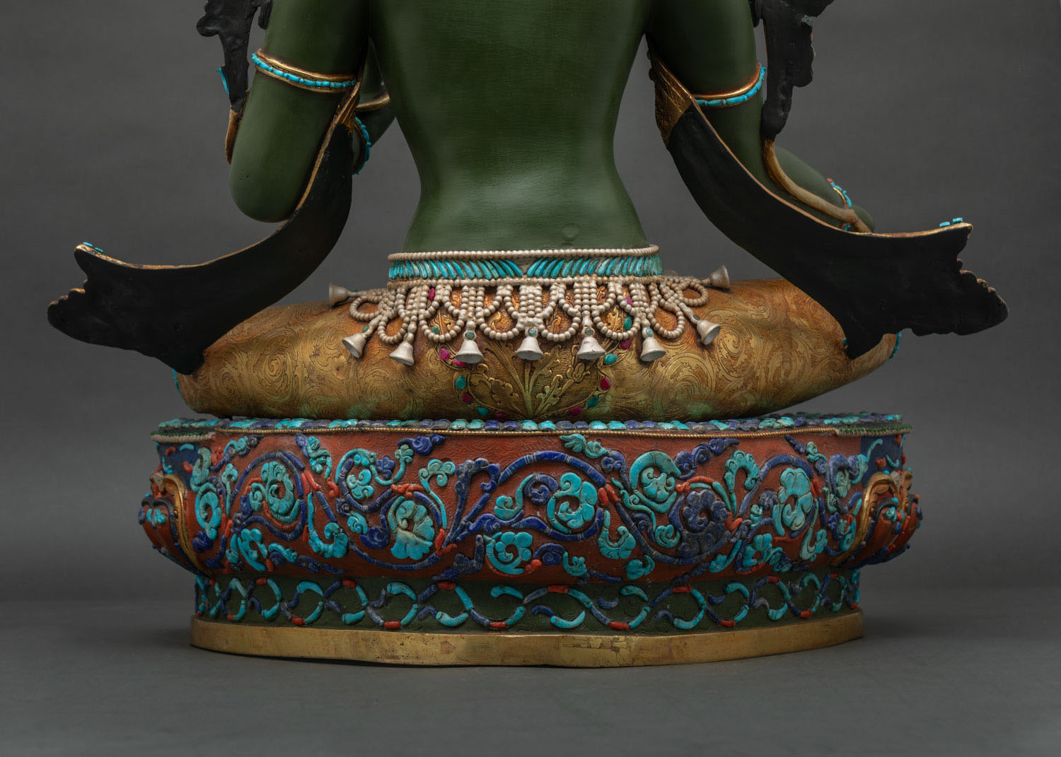 Large Green Jetsun Dolma Statue | Female Bodhisattva of Compassion