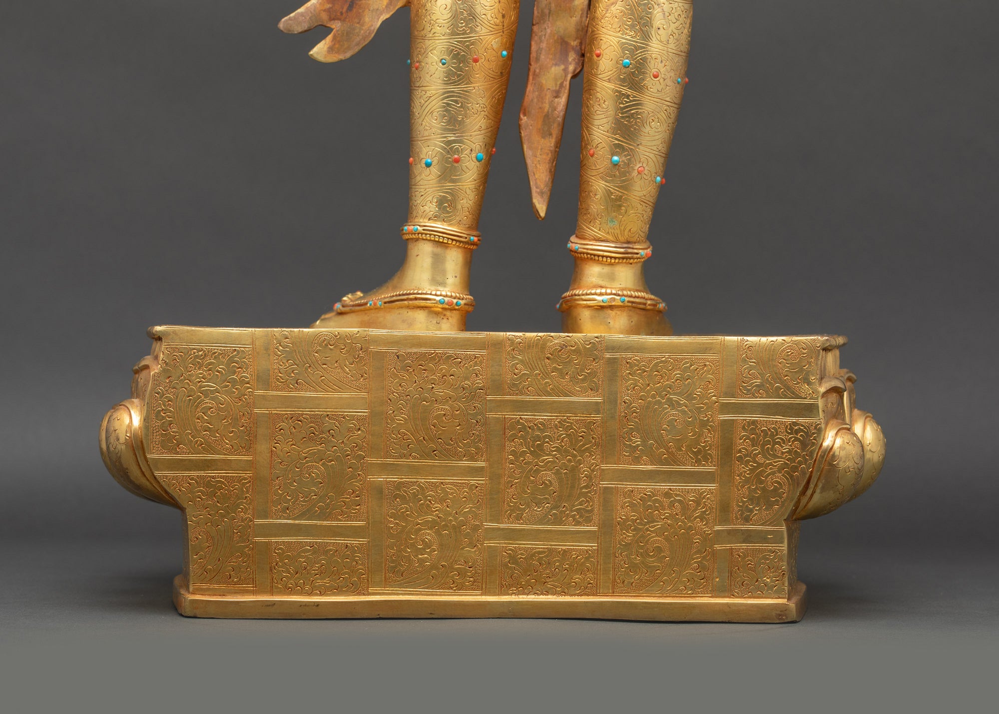 Bodhisattva Lokeshvara Statue | Handcrafted Nepalese Spiritual Artwork