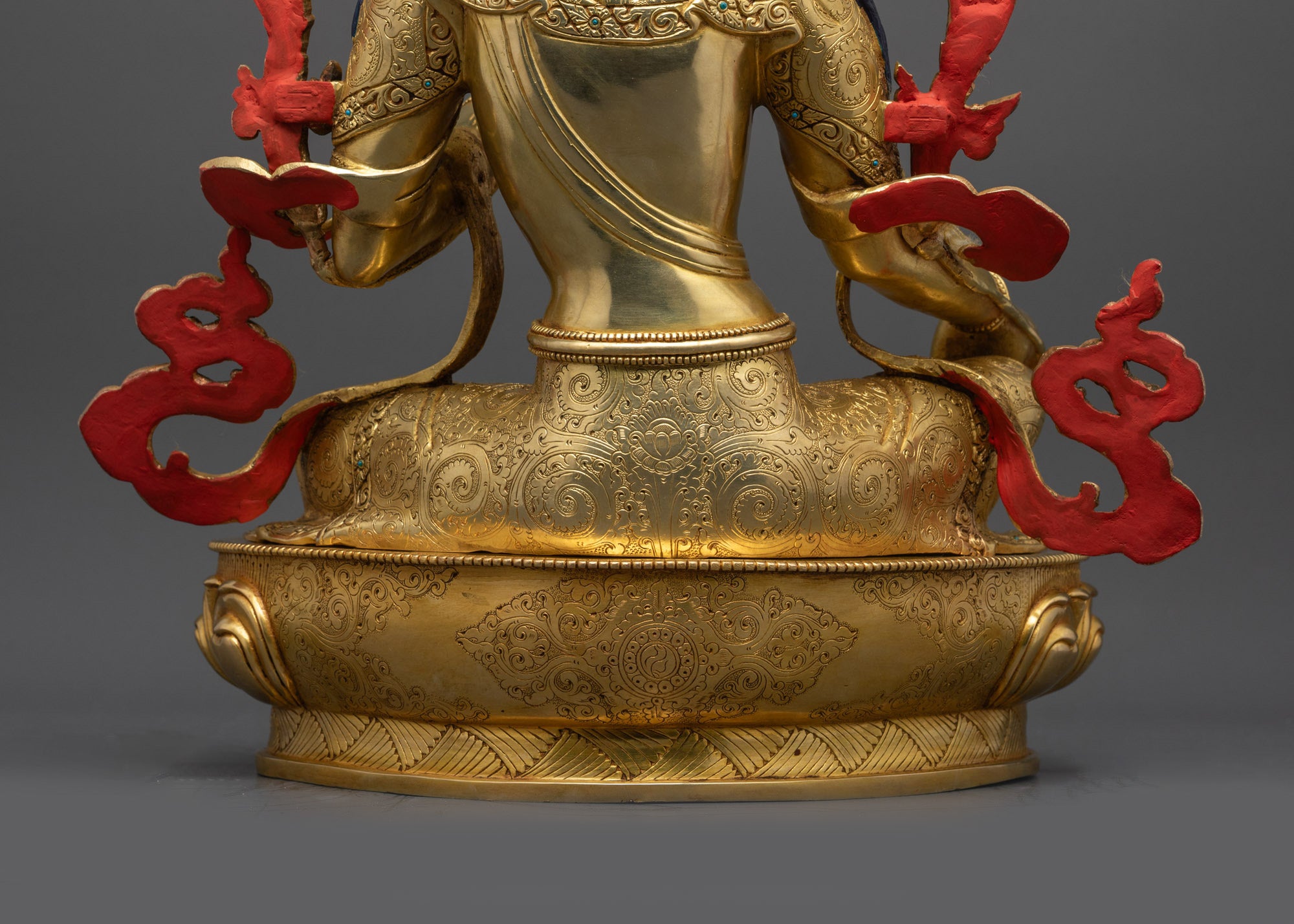 Handmade Green Tara Statue | Tibetan Buddhist Protector Meditation Art