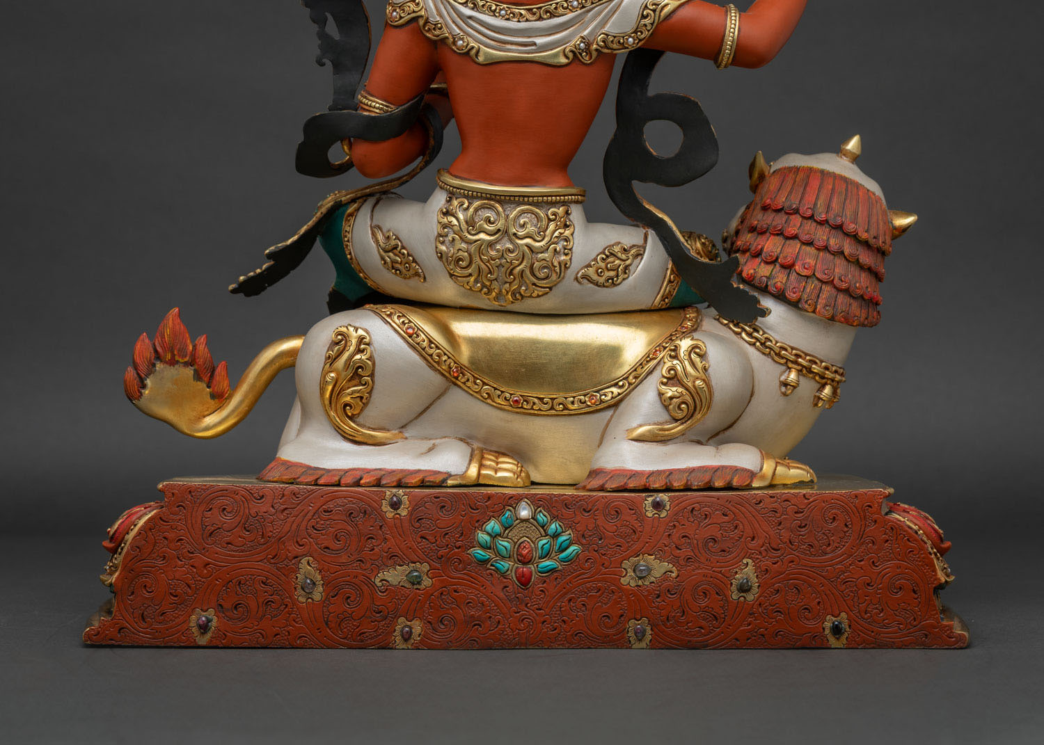 Simhanada Manjushri Statue for Wisdom & Clarity – Handcrafted in Nepal