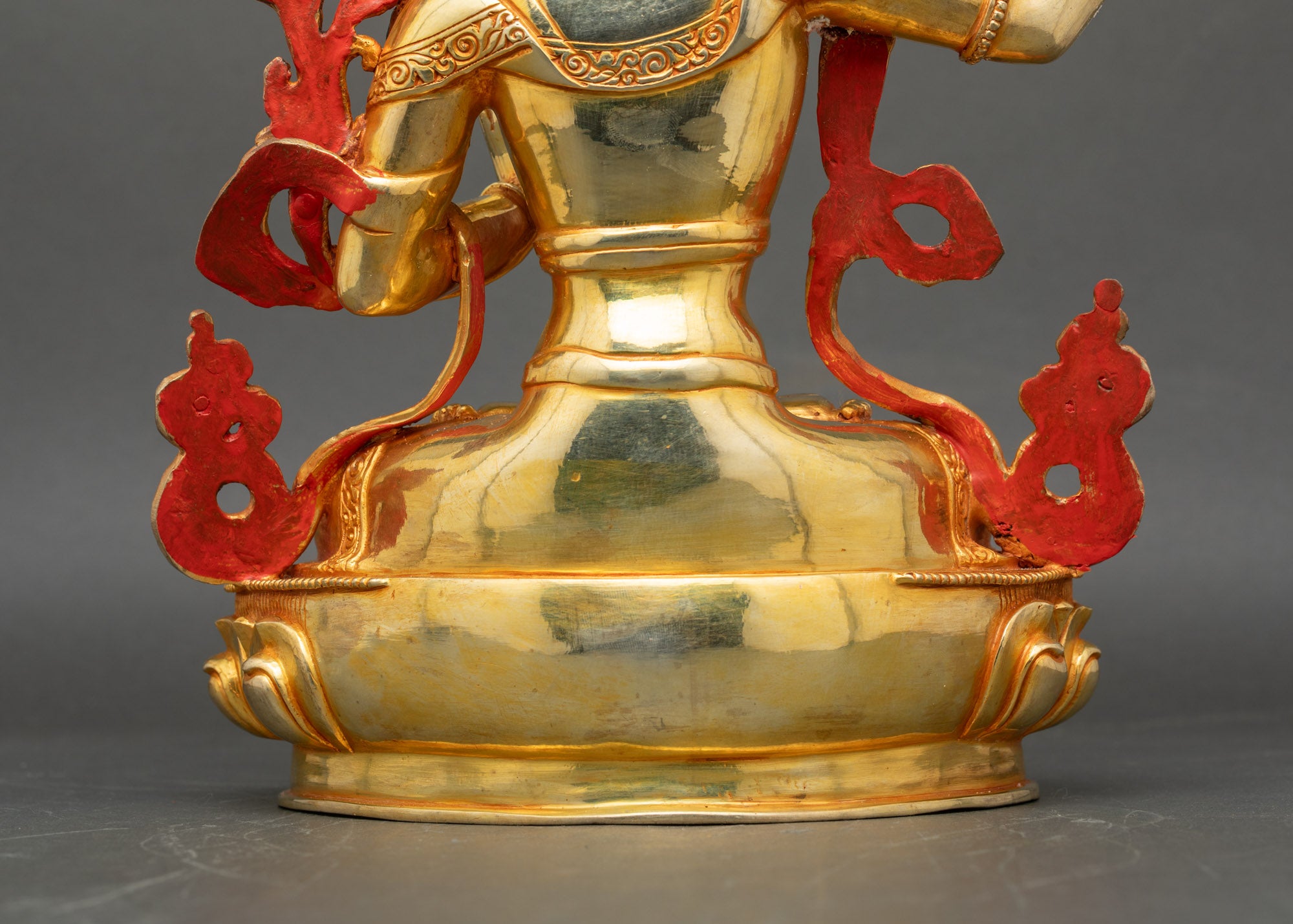 Manjushri Sword of Wisdom Statue | 24K Gold Nepalese Sculpture