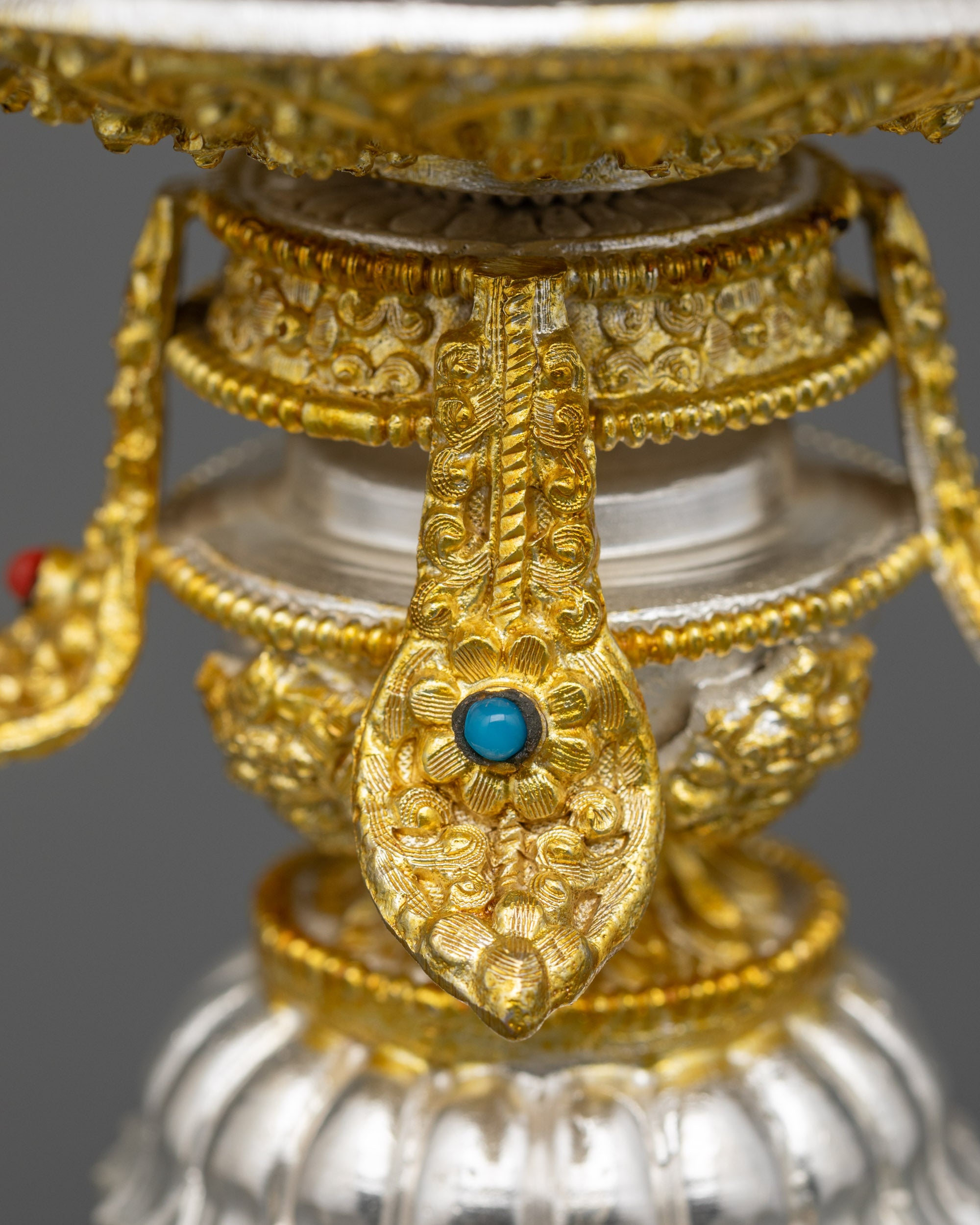 Handmade Himalayan Butter Lamp Set | Ritual Lamps for Altar & Offering