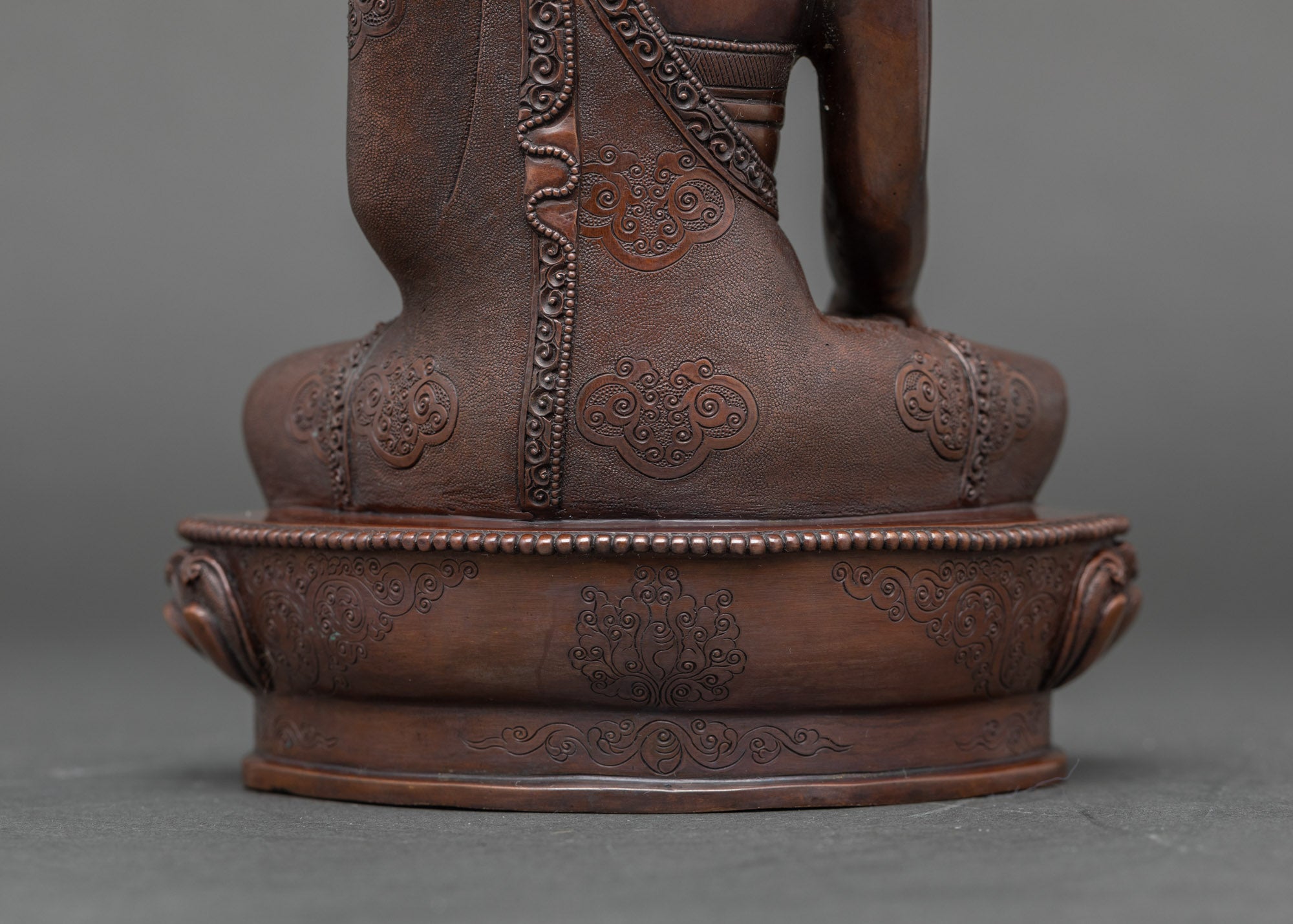 Sacred Oxidized Shakyamuni Buddha Sculpture for Daily Spiritual Practice