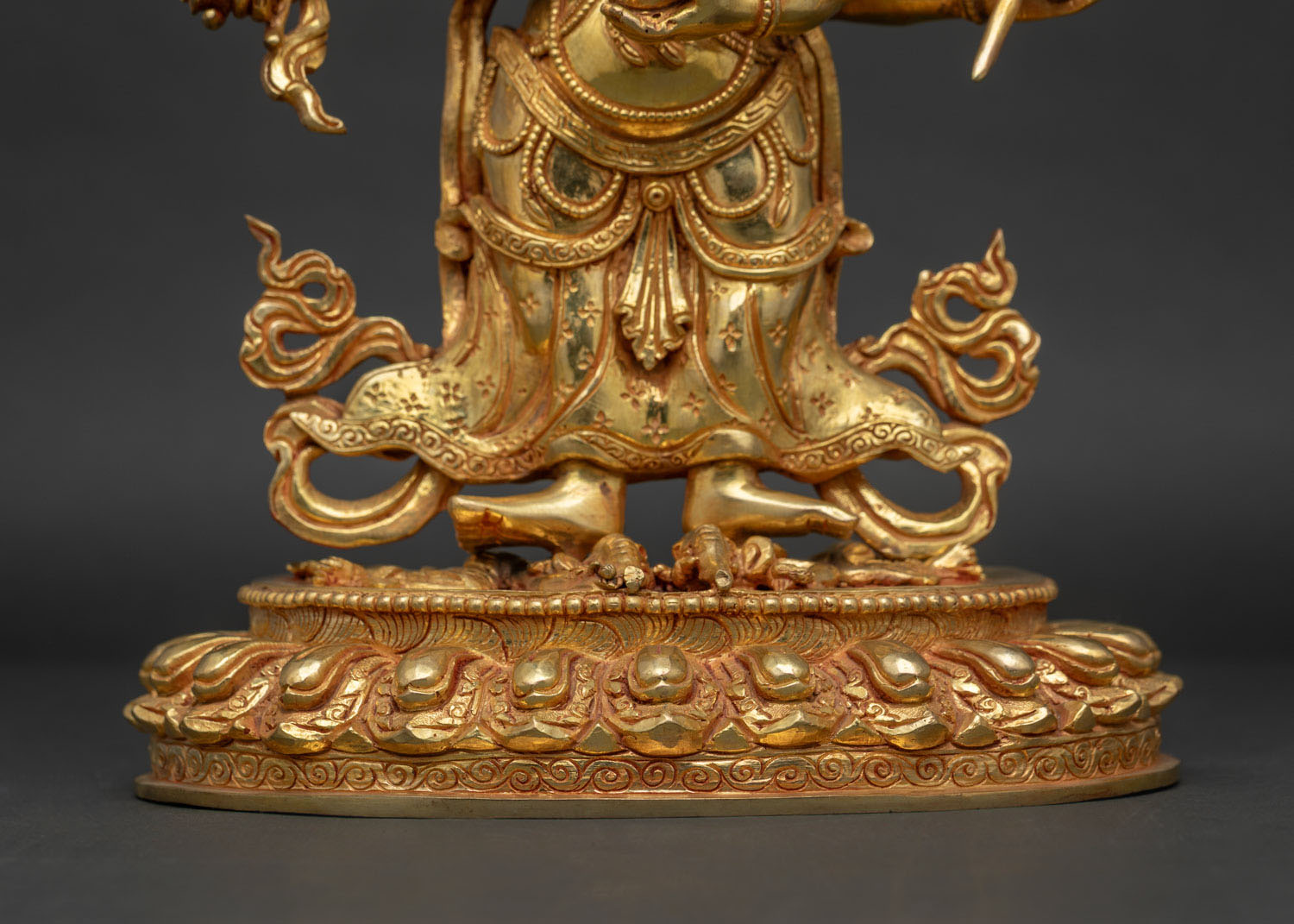 White Mahakala Statue | Invoke Protection and Spiritual Strength
