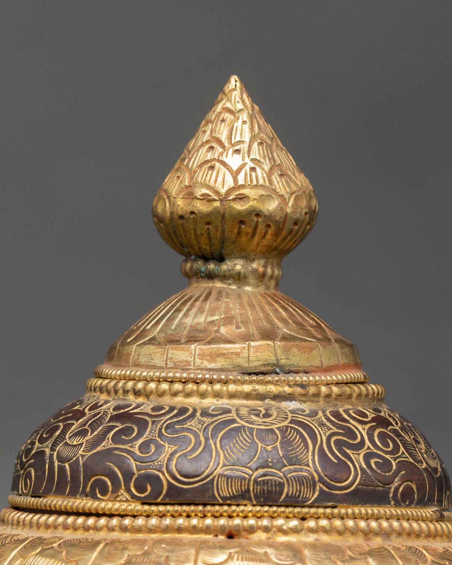 Neshi Rice Pot | Handcrafted Tibetan Buddhist Vessel