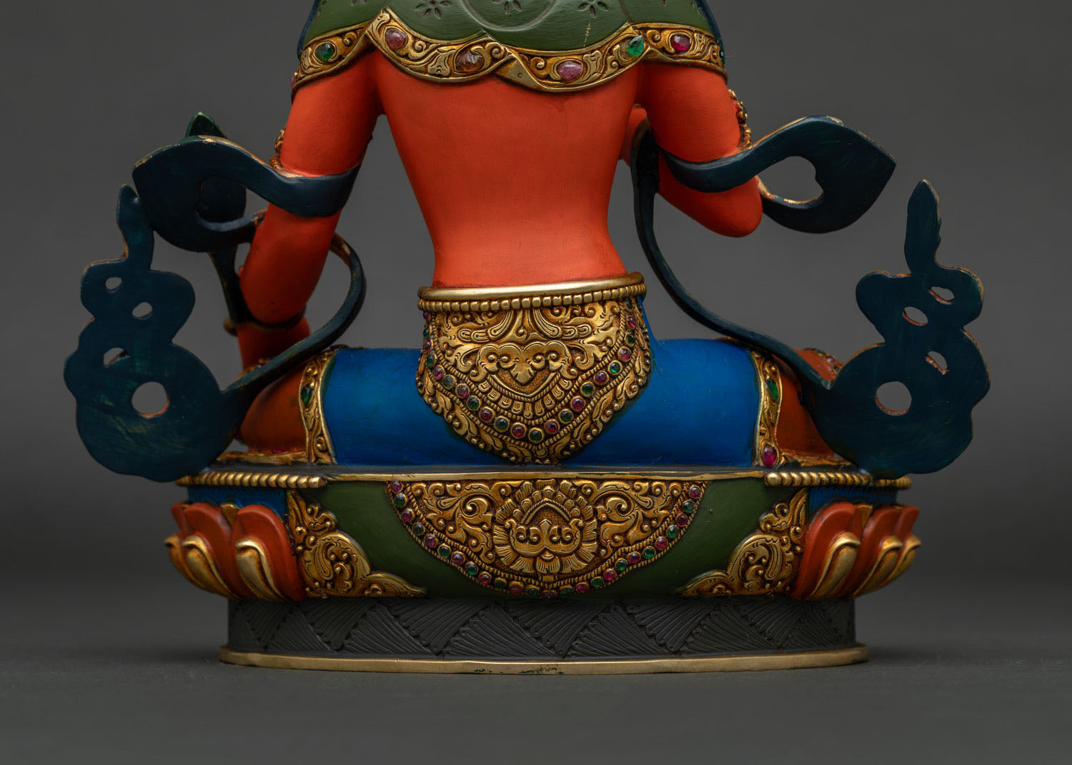 Kshitigarbha Statue | Hand-Painted Buddhist Altar Decor