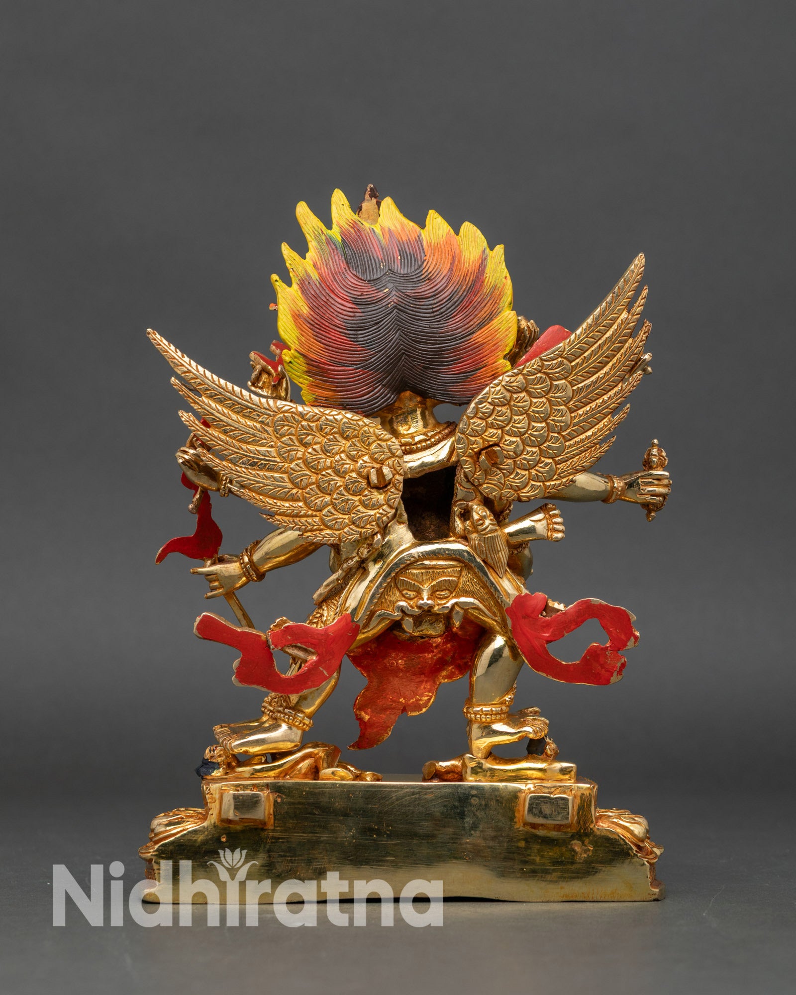 Tibetan Vajrakilaya Statue - Wrathful Deity of Obstacle Removal