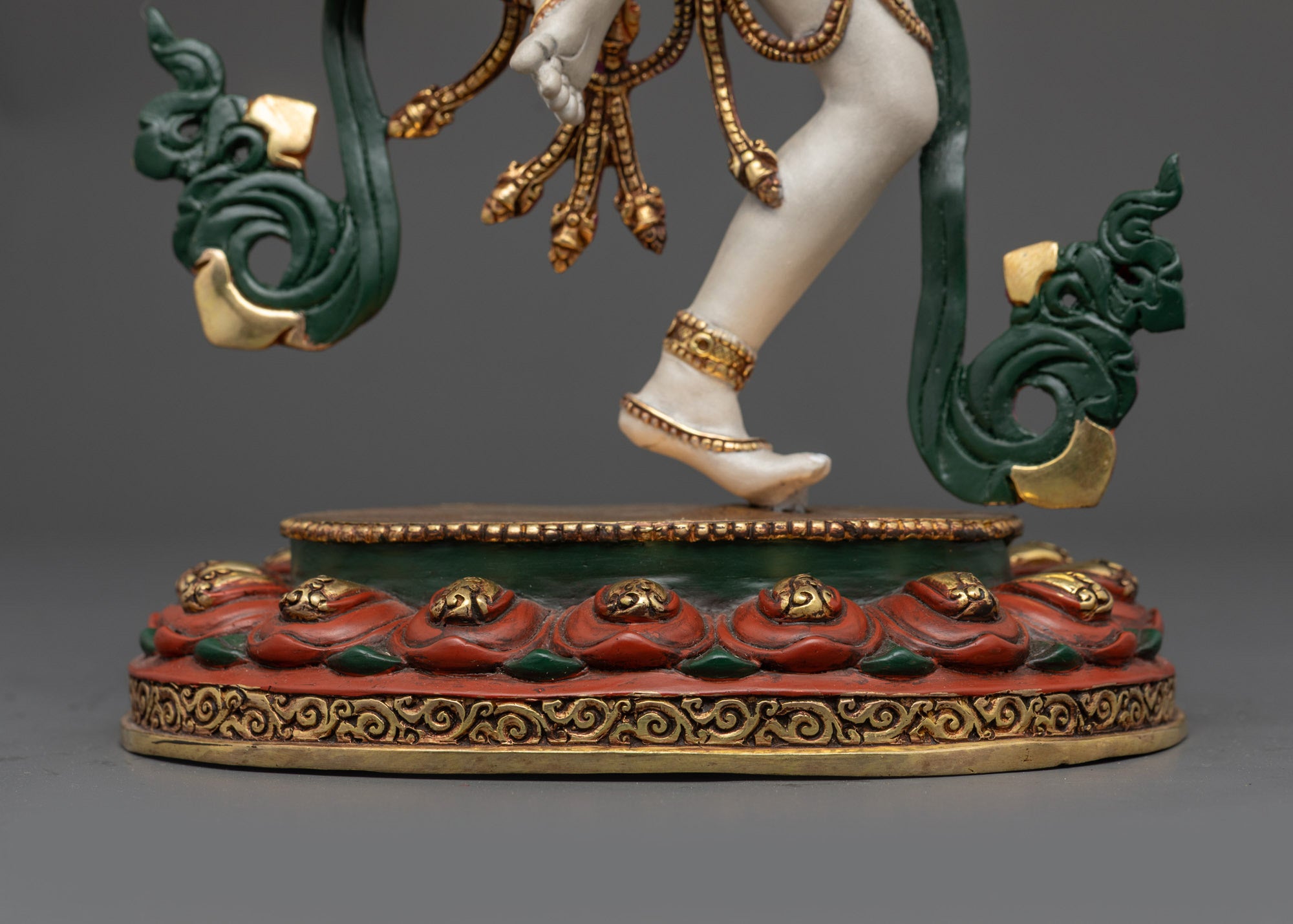 Tibetan Standing Machig Labdron Statue | Enlightened Feminine Energy