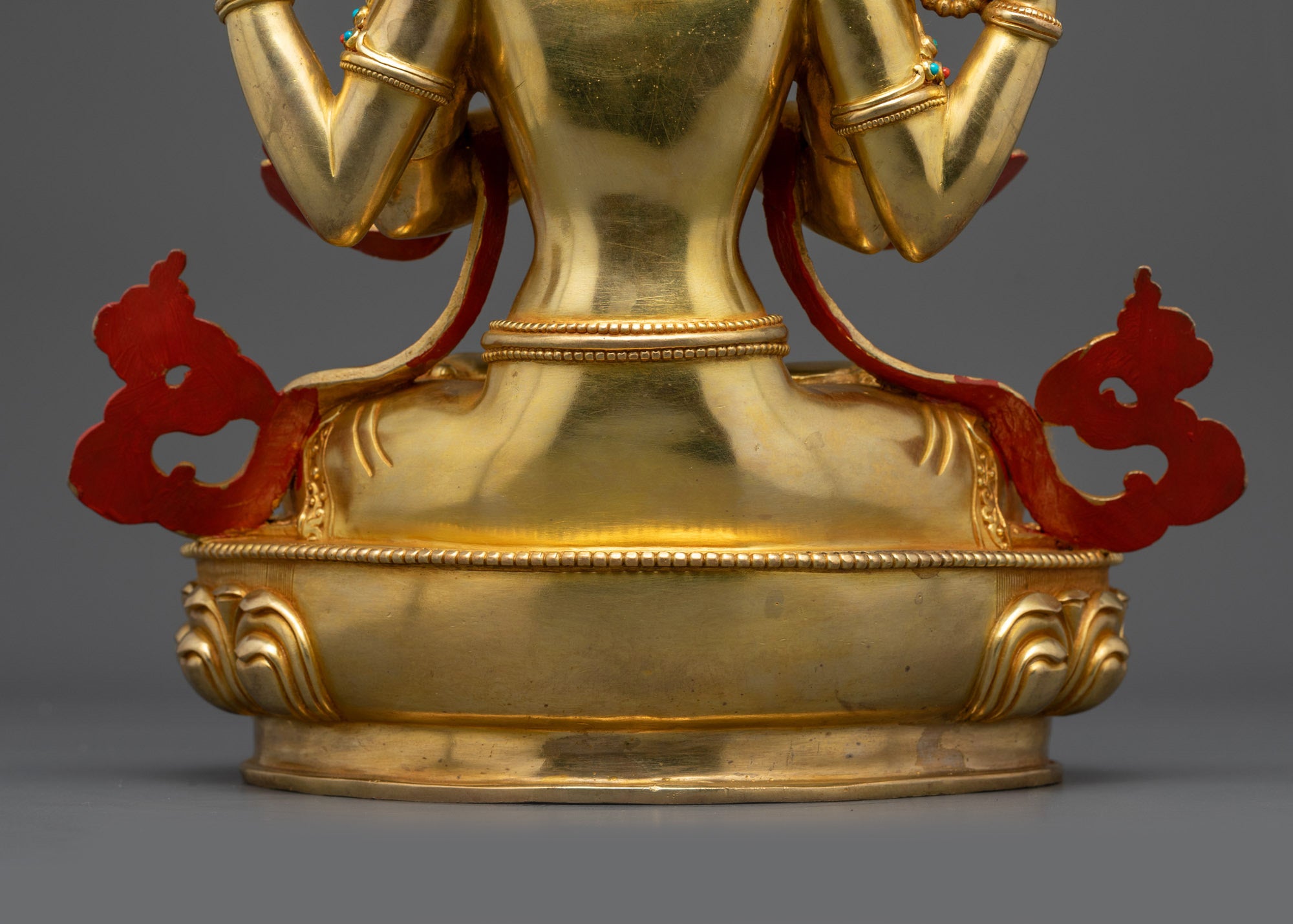 Four-Armed Chenrezig Statue | Nepalese Artisan-Made Buddhist Sculpture