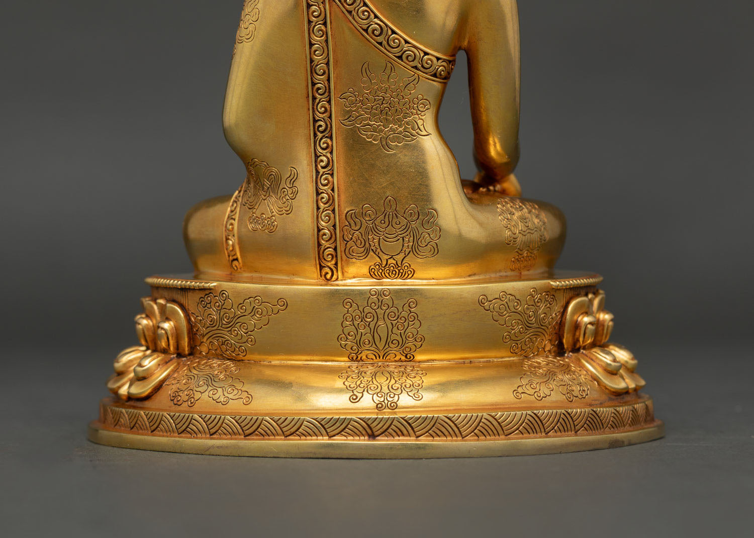 Crown Shakyamuni Buddha Statue | Handcrafted Meditation Decor