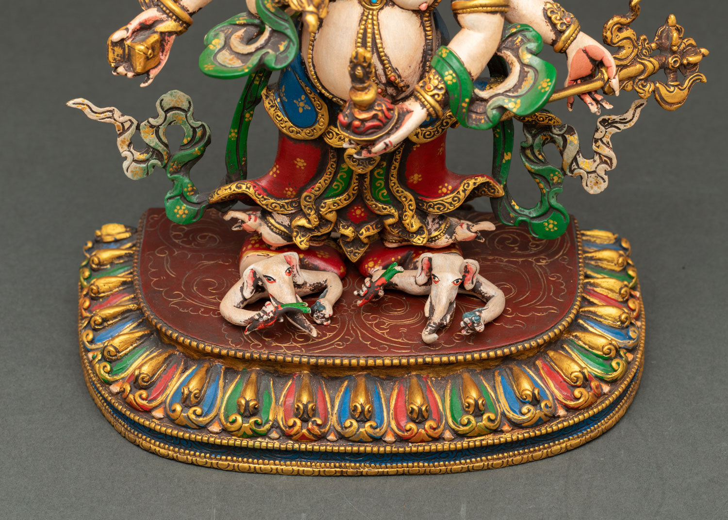 White Mahakala | Handmade Nepalese Statue for Spiritual Power