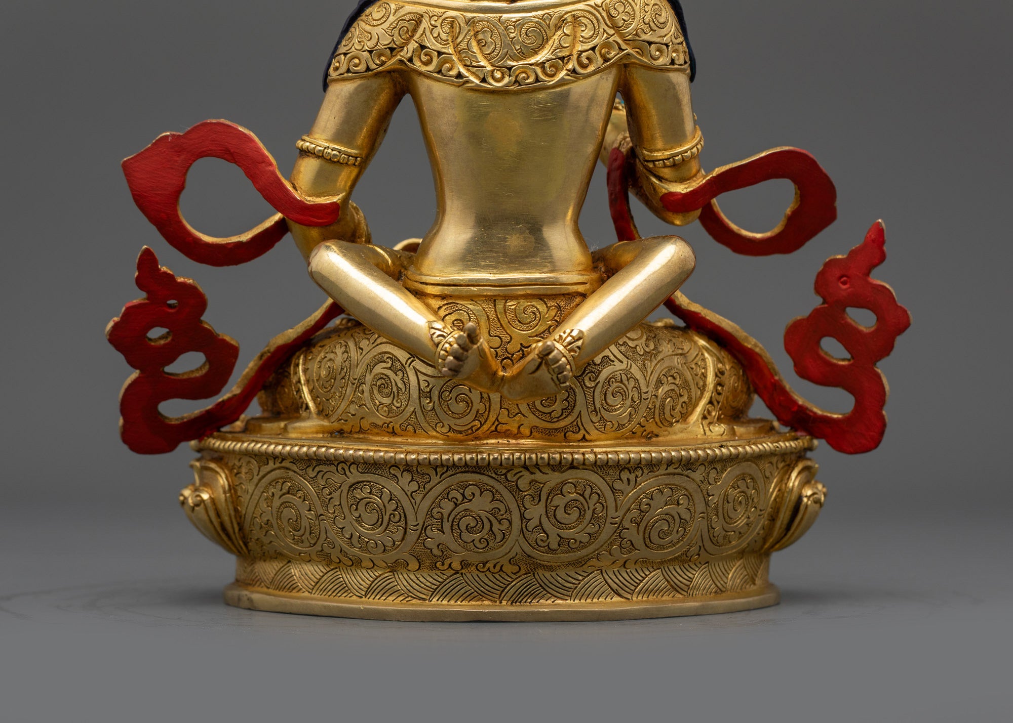 Handmade Dorje Sempa Statue | Gold-Fire Gilded Buddhist Altar Artwork