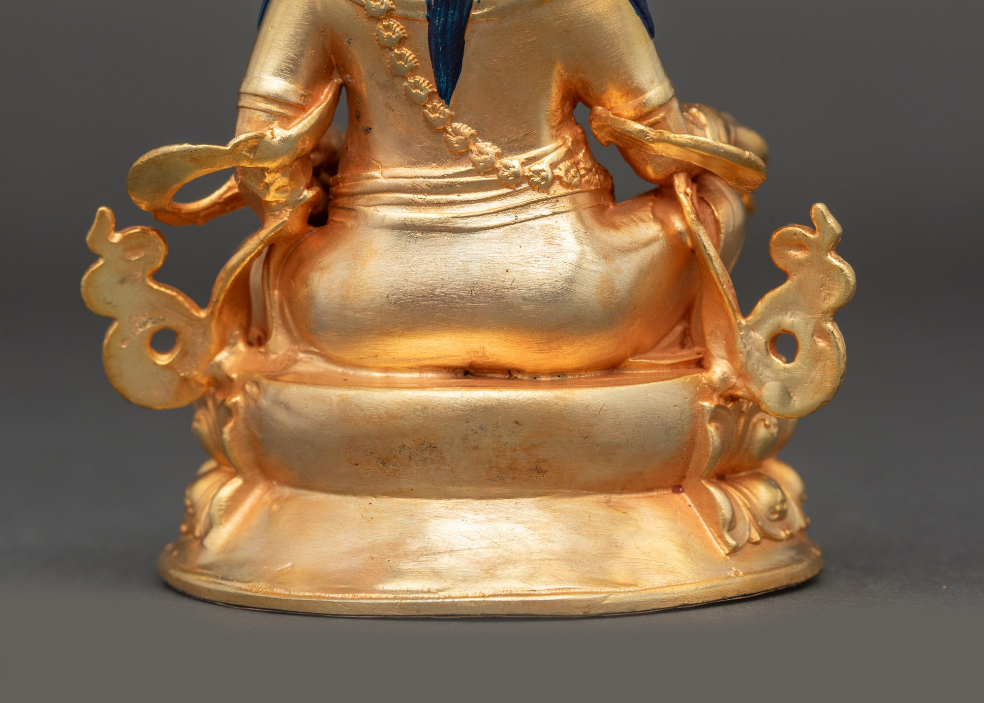 Dzambhala Statue | Electroplated Gold Fire-Gilded Buddhist Deity