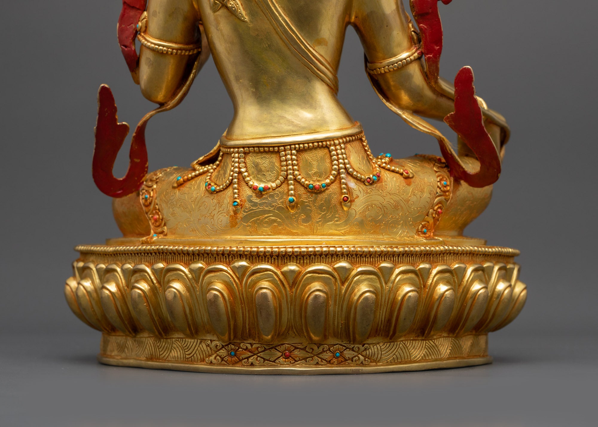 Liberator Green Tara Statue | Nepalese Handicraft for Spiritual Altar