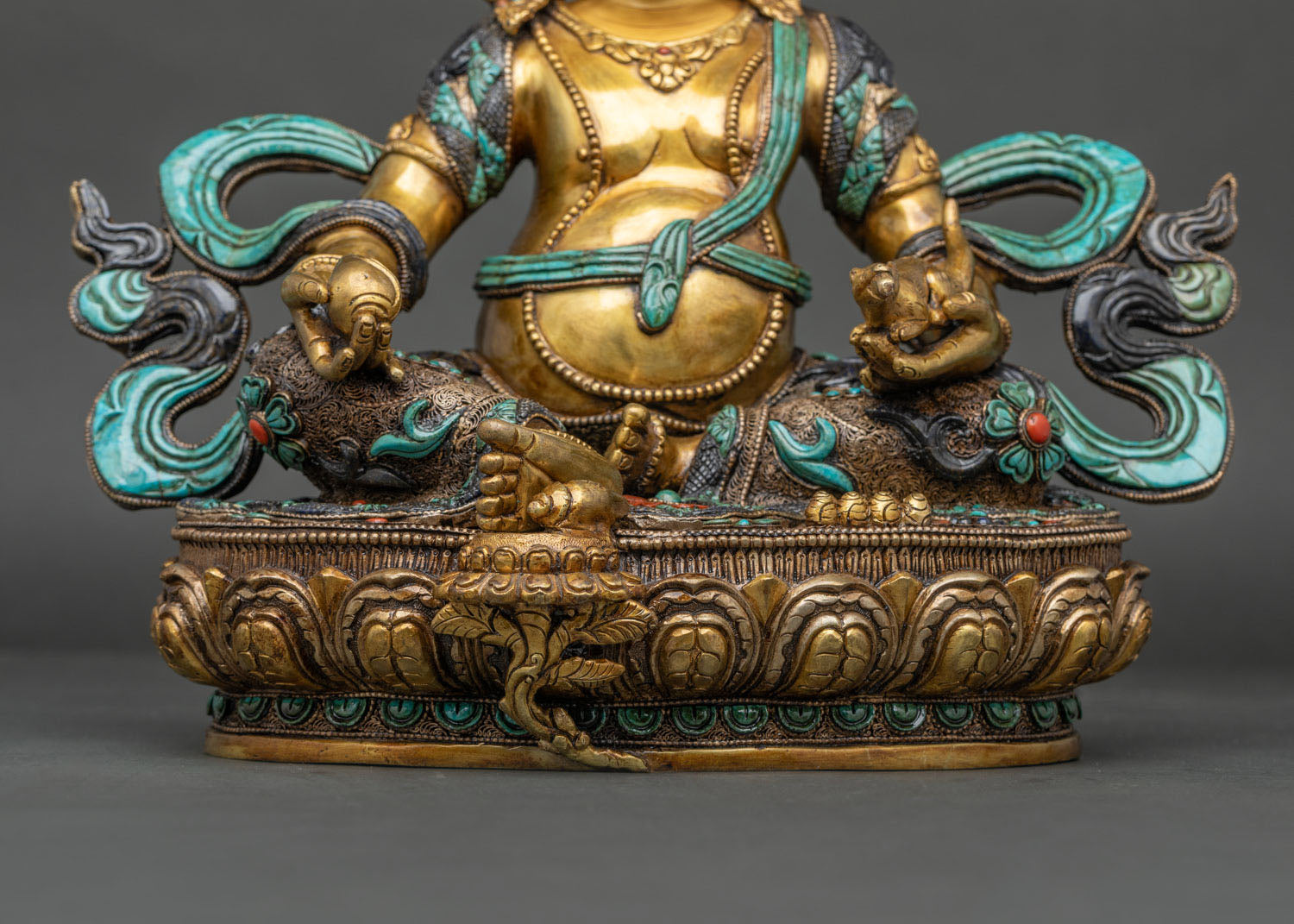 Buddhist Dzambhala Statue | Handcrafted in Nepal