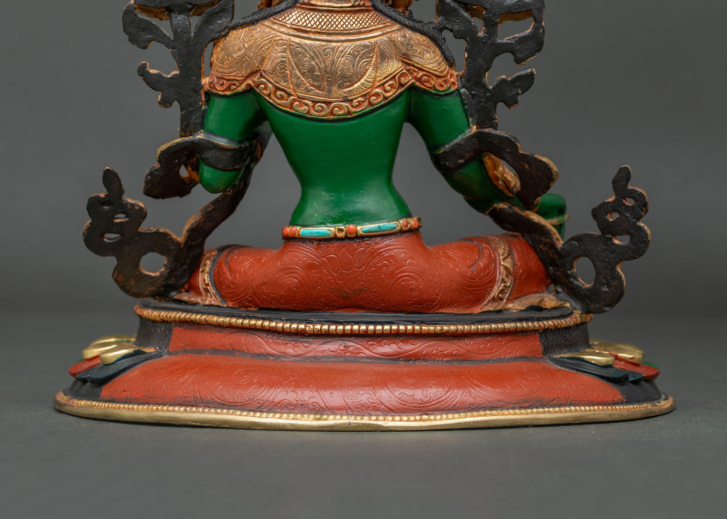 Green Tara Statue | Handmade Newari Craftsmanship