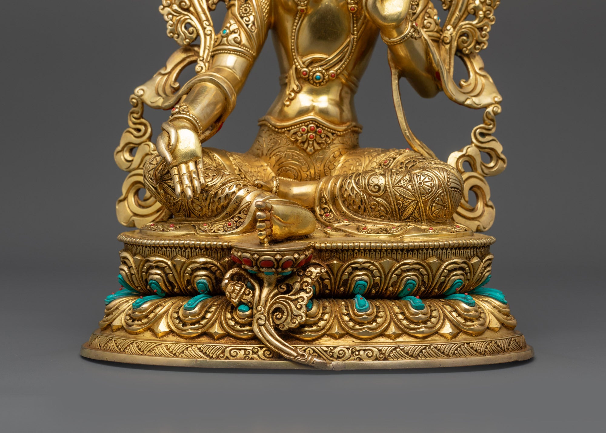 Divine Green Tara Statue | Nepalese Handcrafted Goddess of Compassion