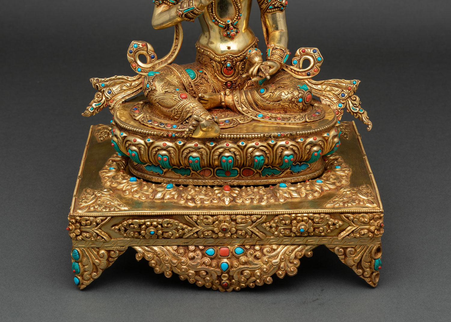 Vajrasattva with Throne – Tibetan Buddhist Statue