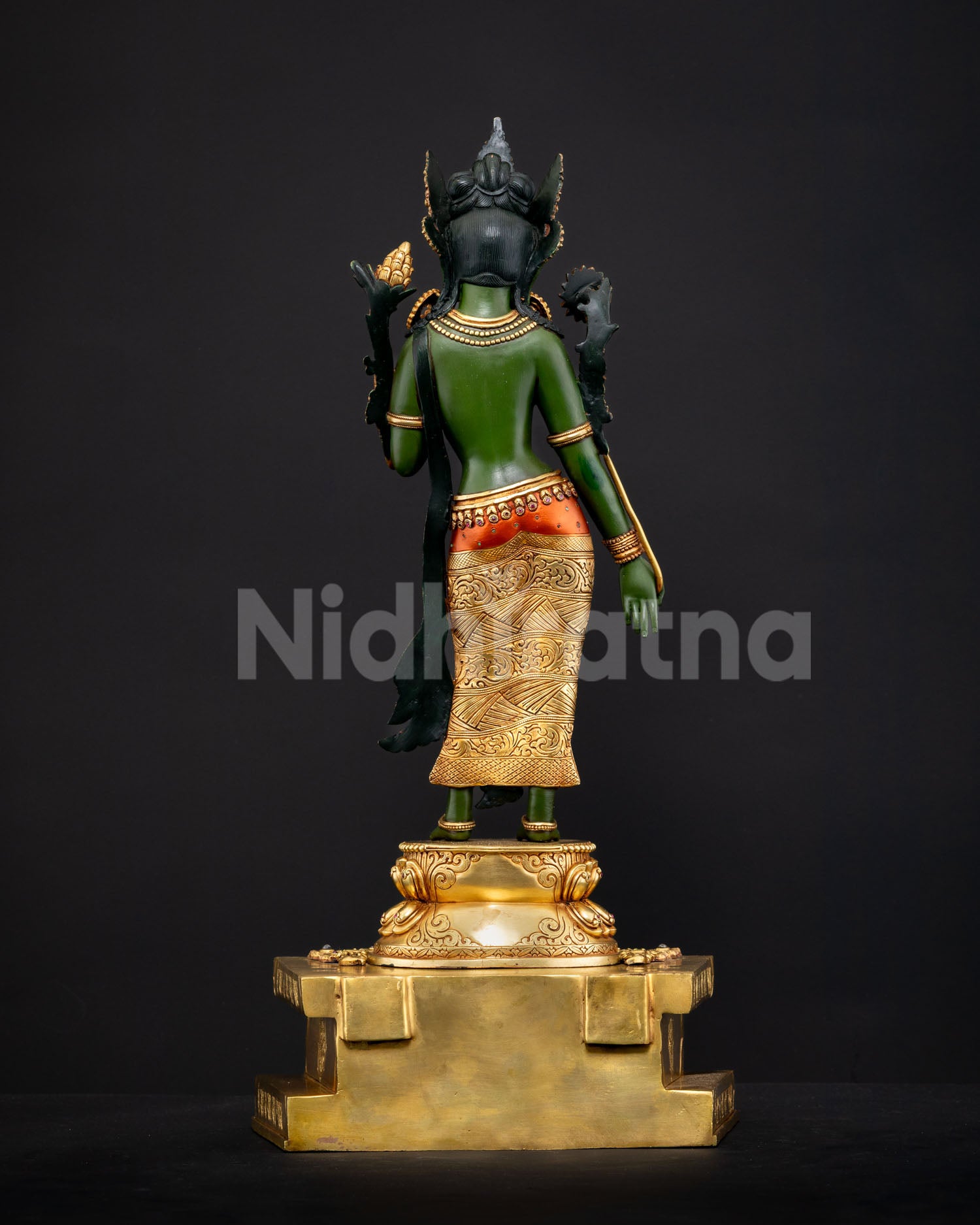 Standing Green Tara Statue | Calm Presence of Compassion