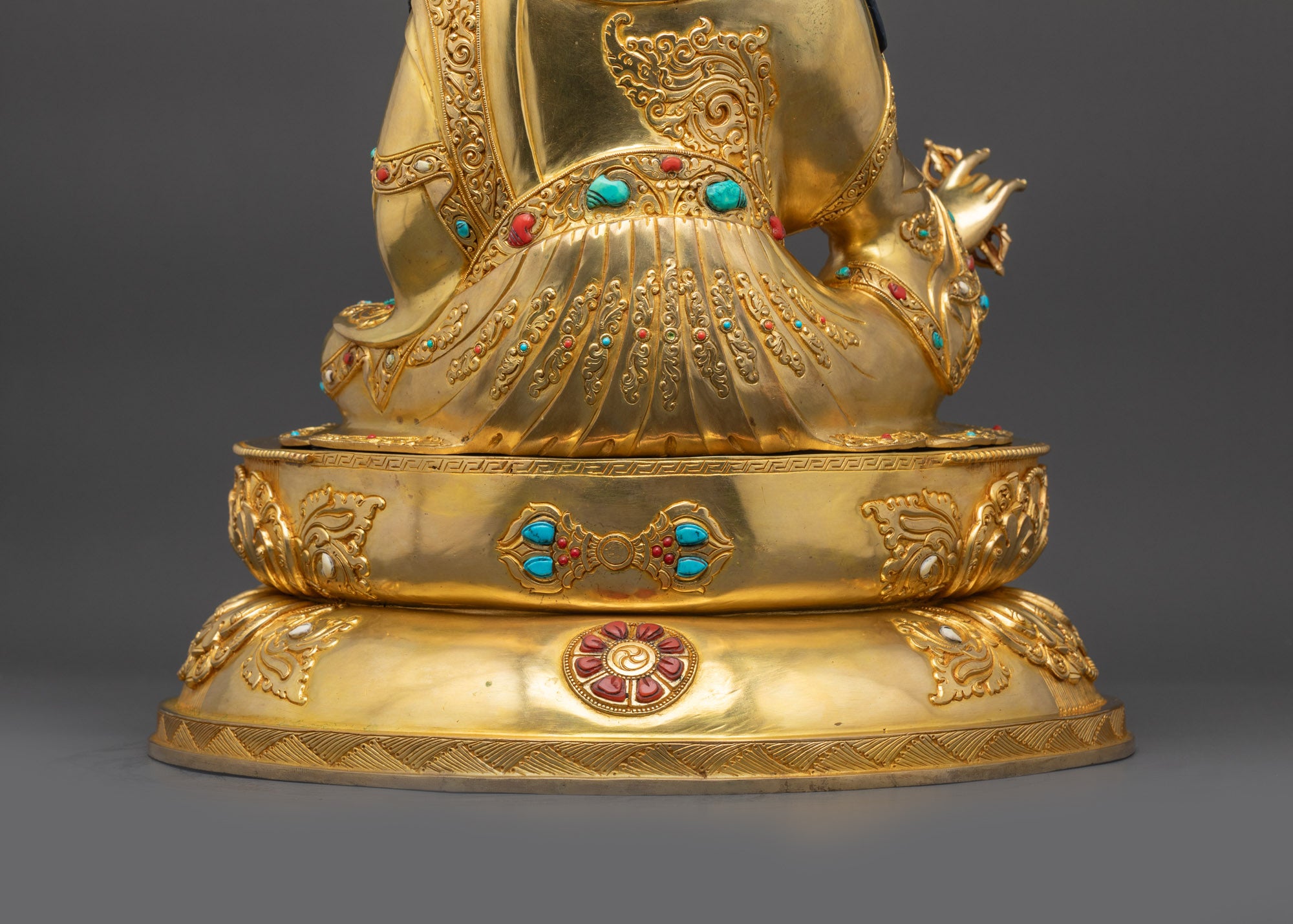 Handcrafted Statue of Guru Rinpoche | Tibetan Guru Padmasambhava Idol