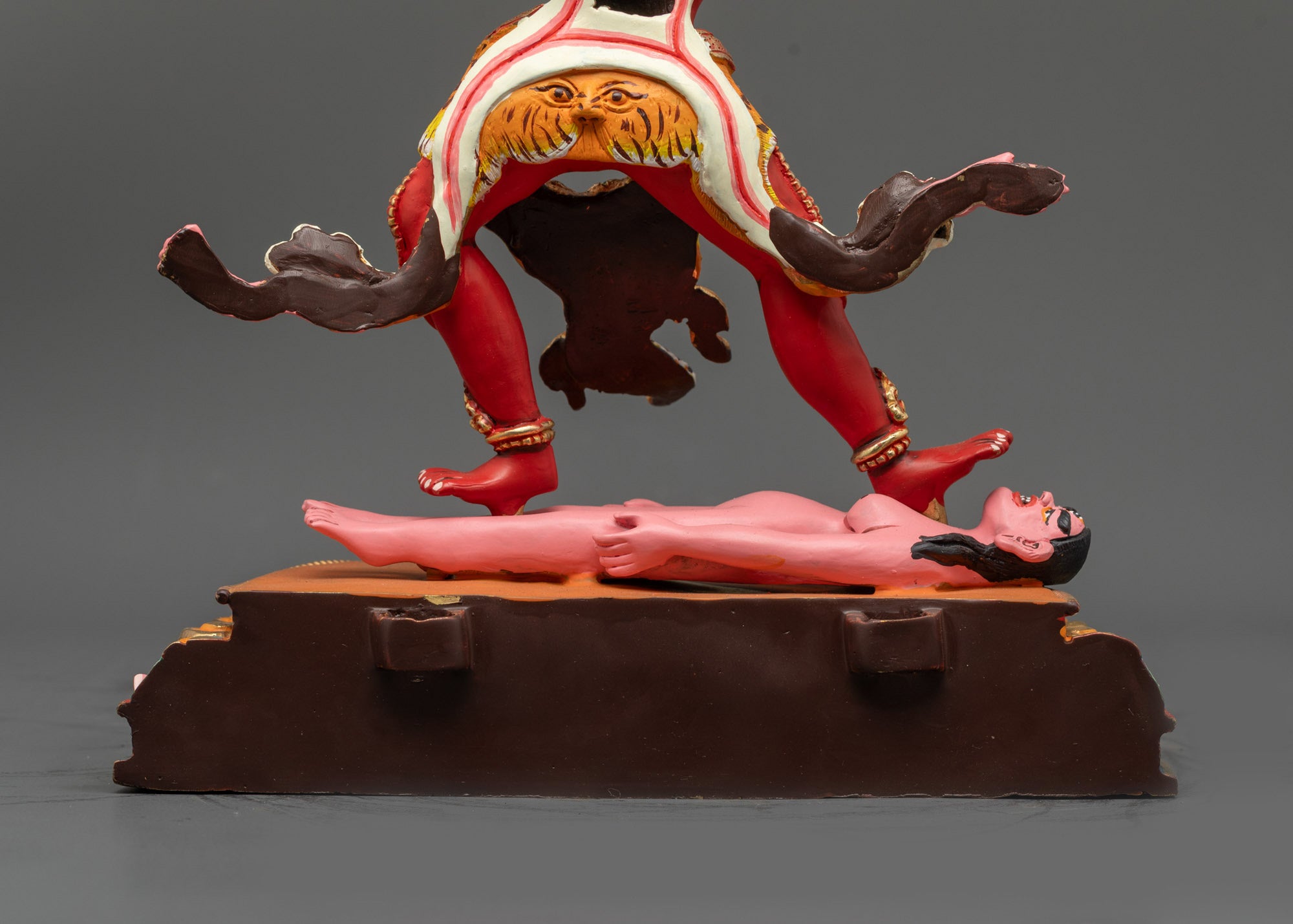Acrylic Coloured Ekajati Statue | Handmade Wrathful Protector Sculpture