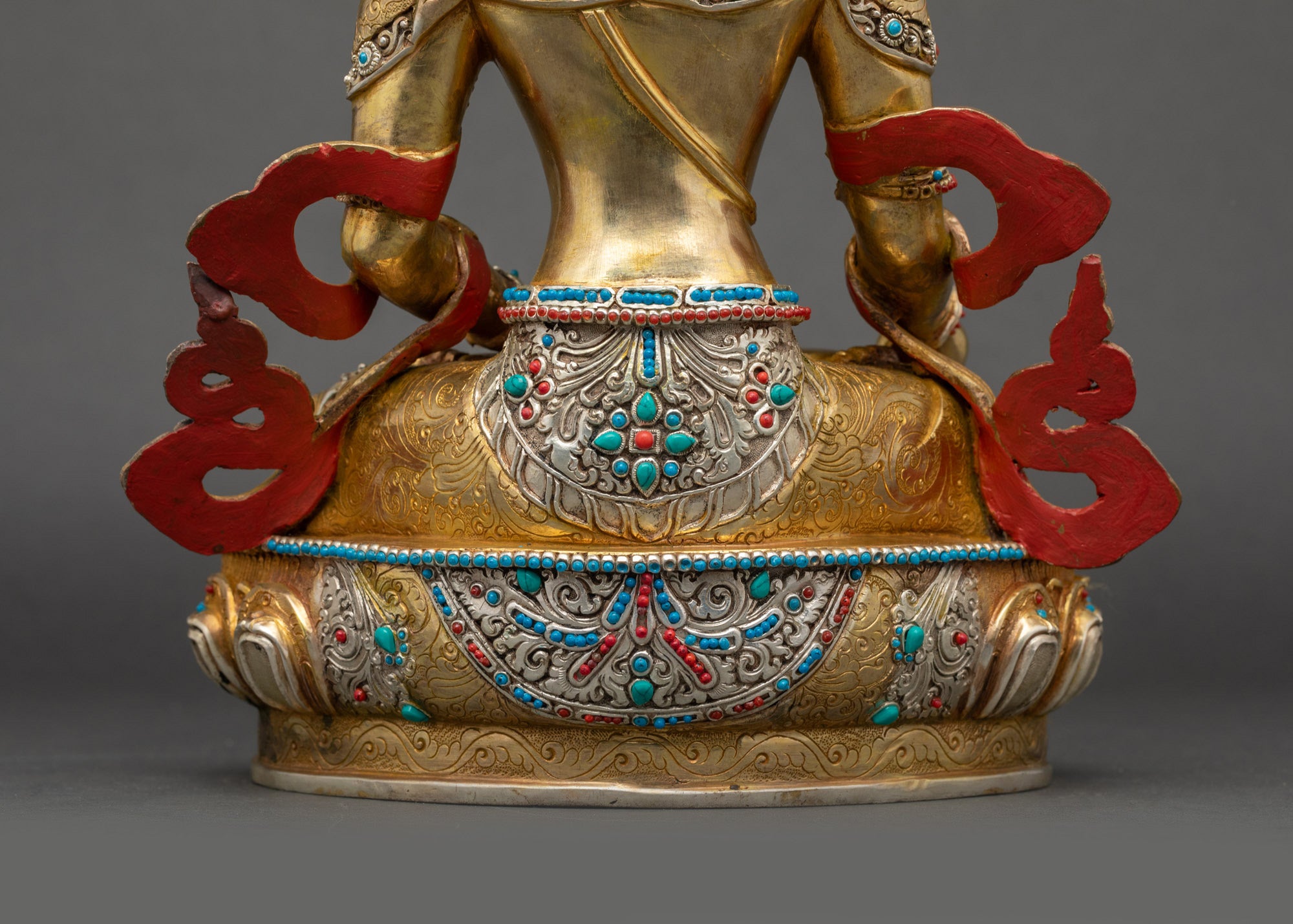 Bodhisattva Ksitigarbha Statue | Tibetan Protector of Souls Figurine