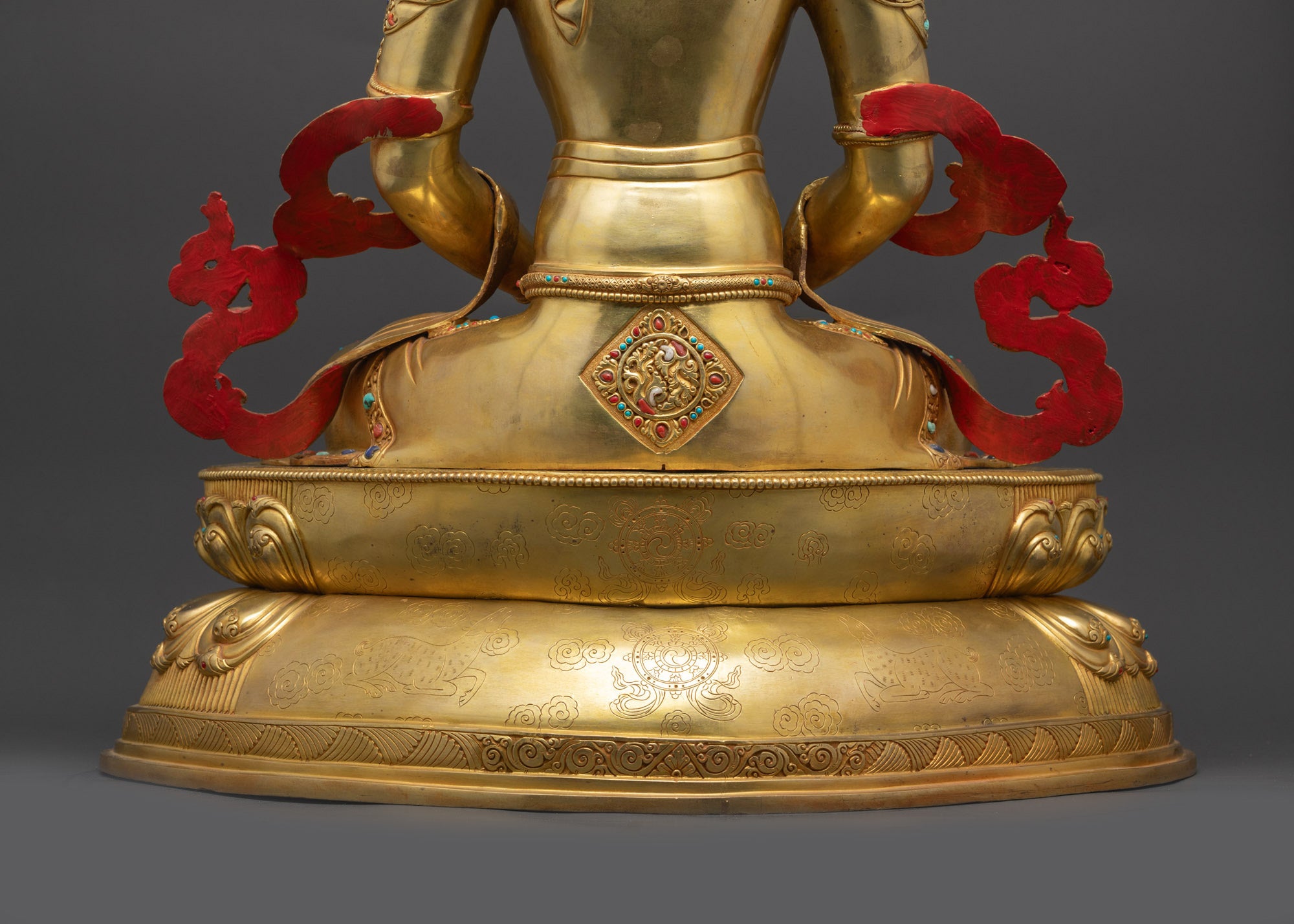 Bodhisattva Amitayus Sculpture | Bestower of Longevity and Vitality
