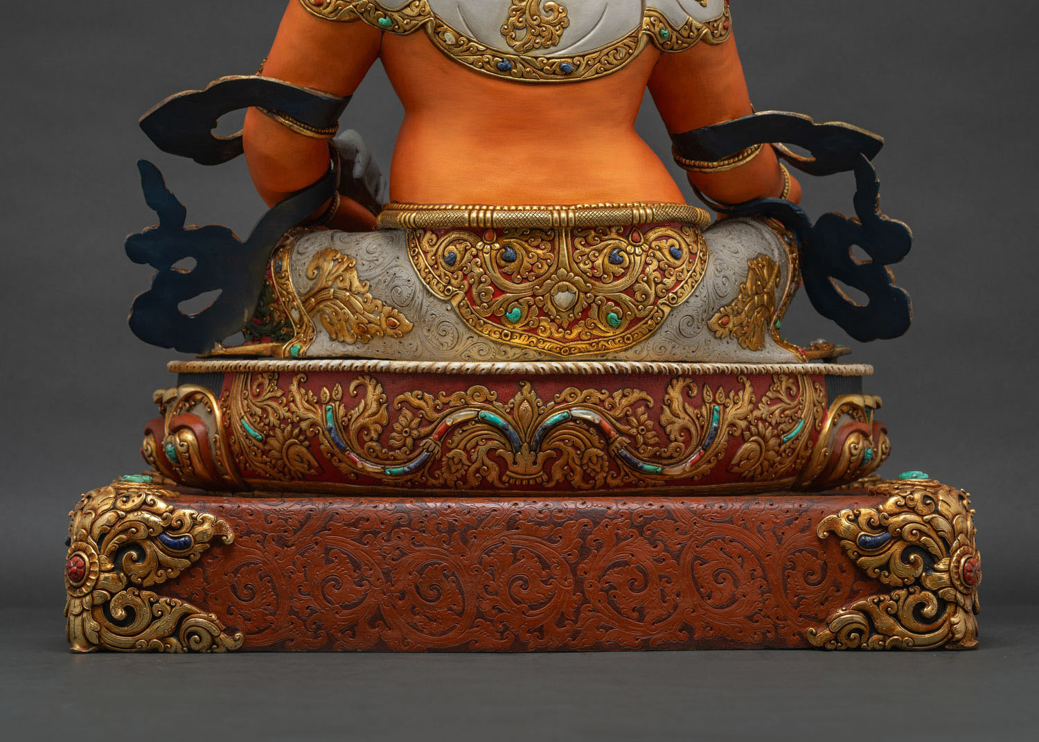 Vibrant Dzambhala Statue | The Guardian of Wealth and Fortune