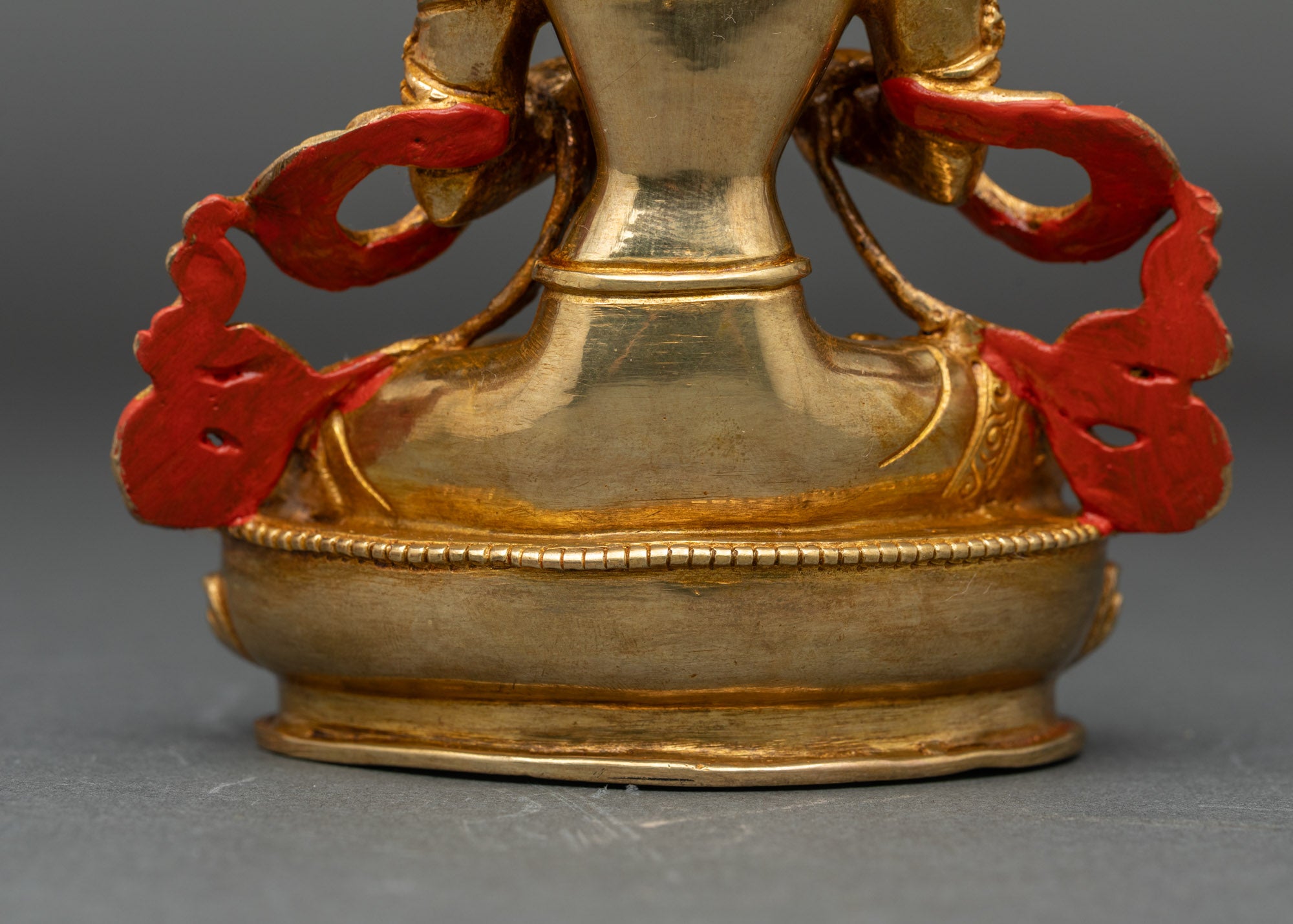 Vajradhara Sacred Deity Statue | Handcrafted Copper & Gold Finish
