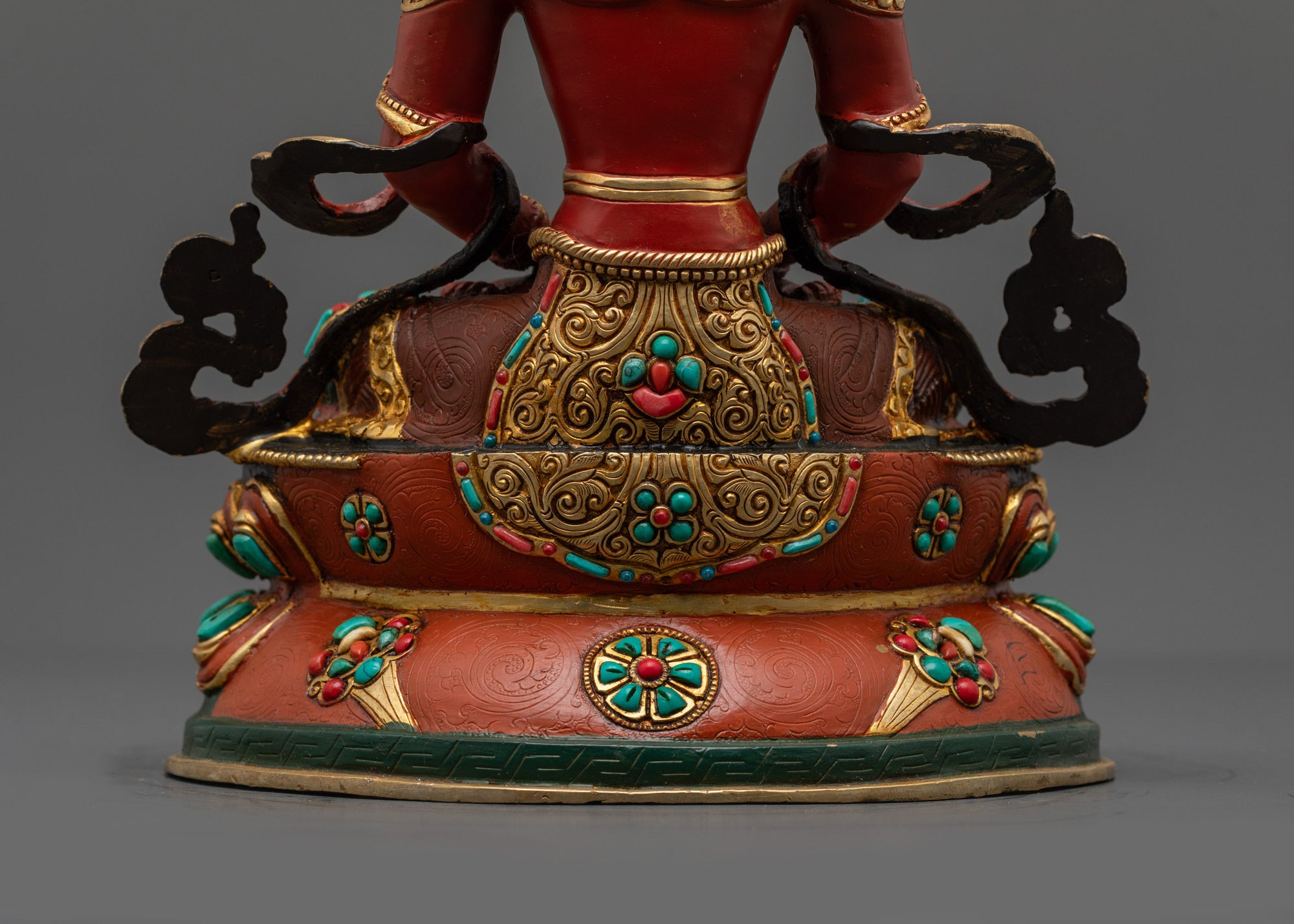 Handcrafted Amitayus Sculpture | Tibetan Buddhist Longevity Deity