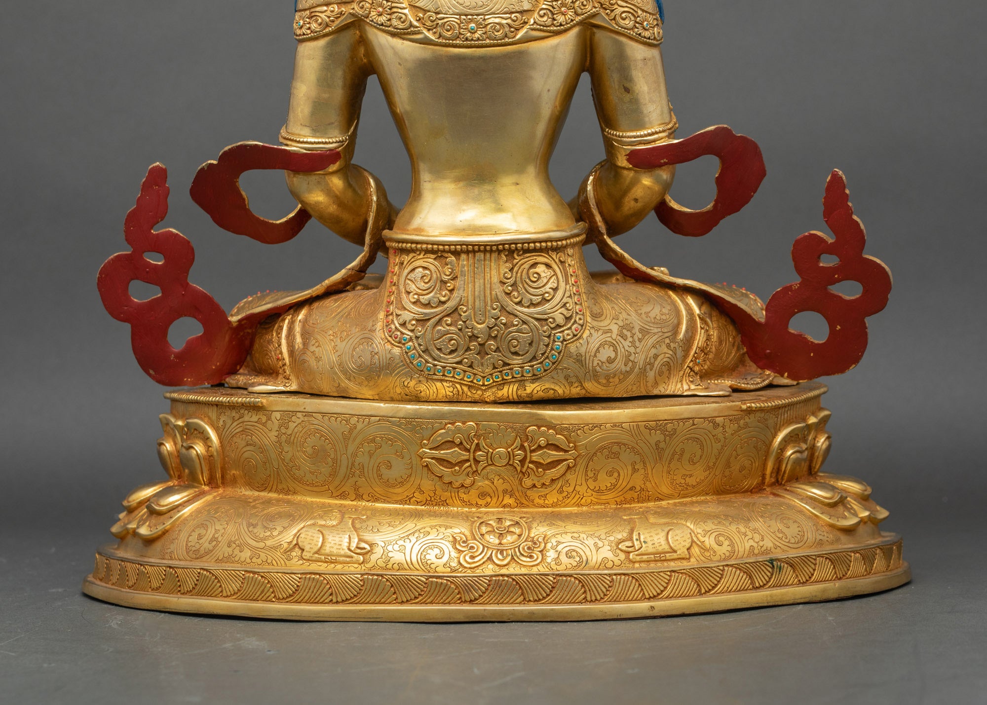 Handcrafted Amitayus Bodhisattva Statue for Longevity and Healing