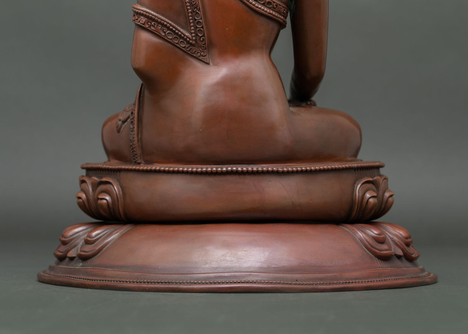 Oxidized Copper Shakyamuni Buddha Statue | Handcrafted in Nepal