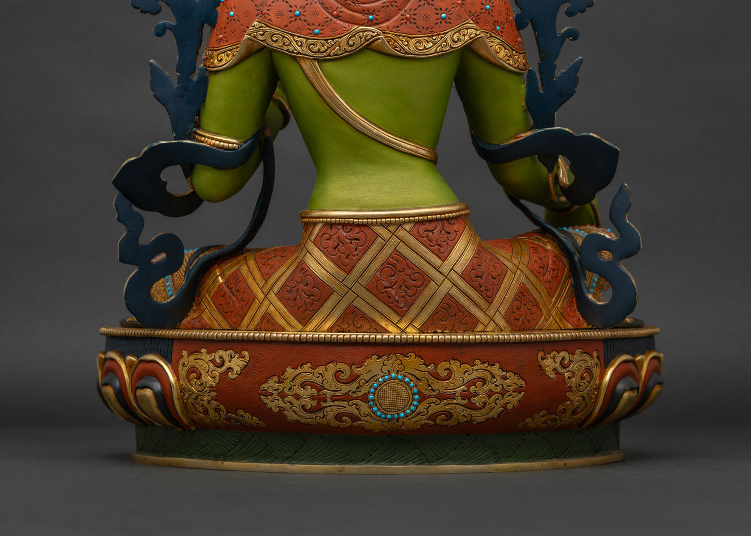 Green Tara Statue for Peace and Protection | Buddhist Deity Sculpture