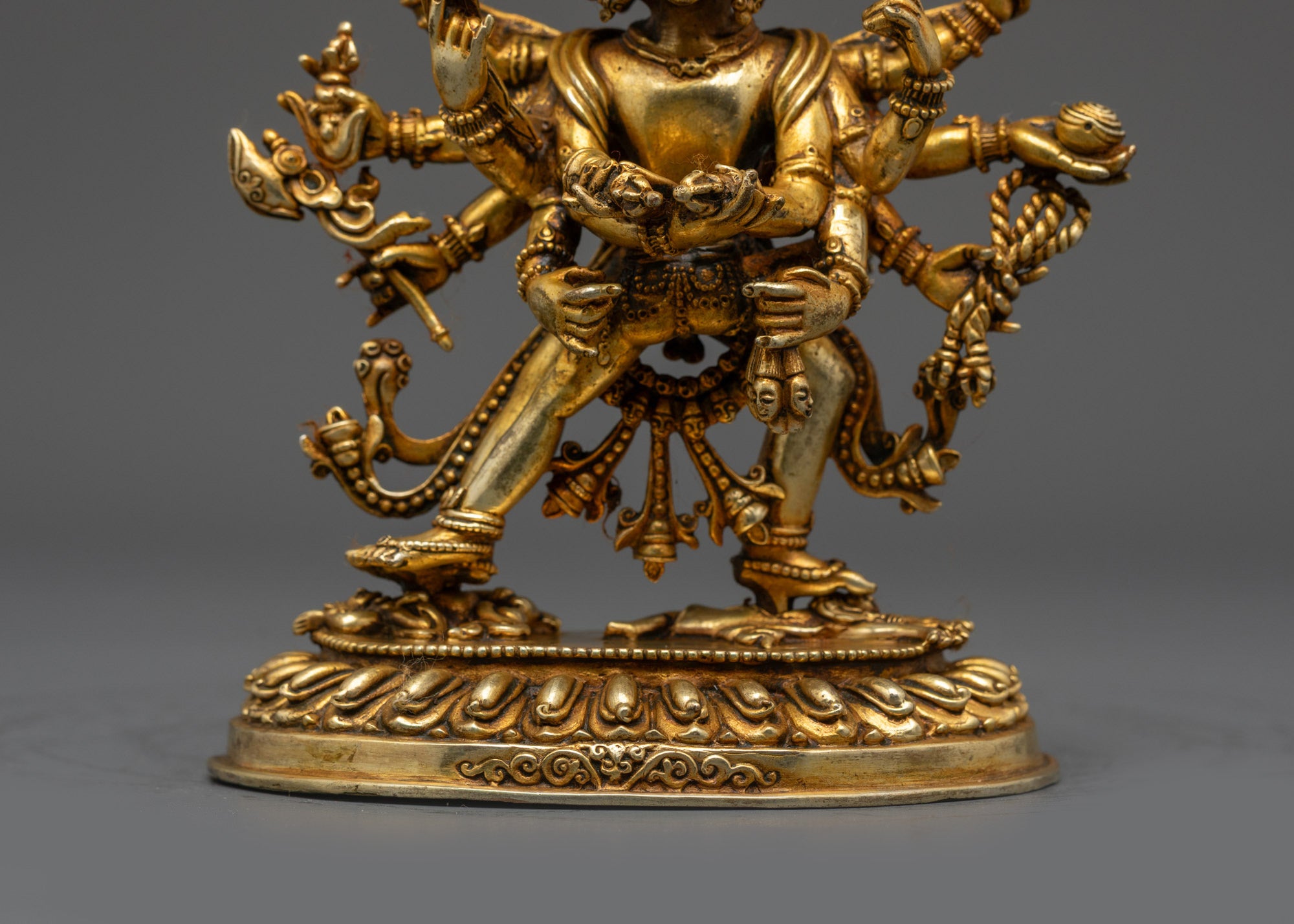 Exquisite Chakrasamvara Statue | Nepalese Artisan-Crafted Tantra Deity