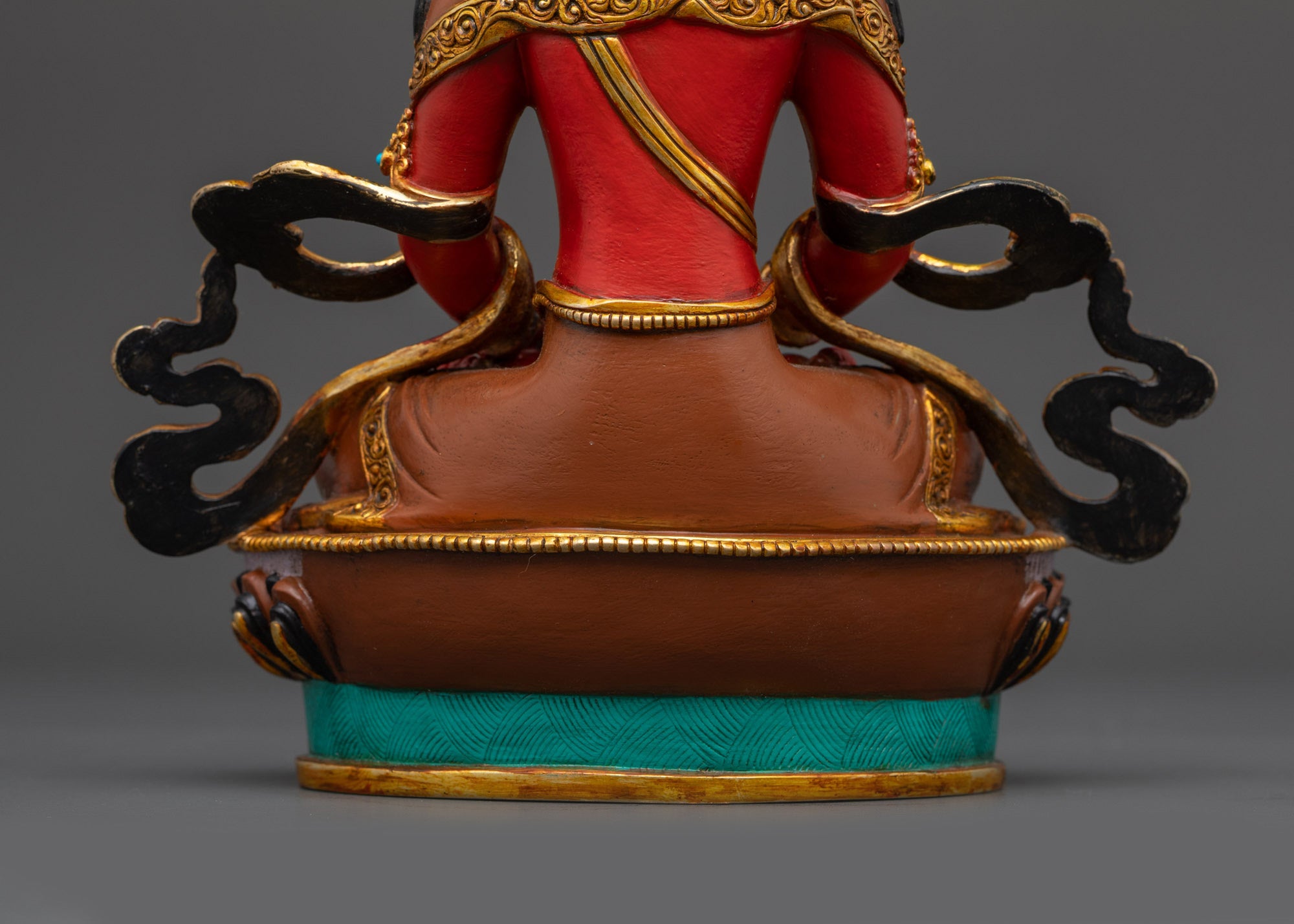 Red Amitayus Meditation Statue for Home Altar | Deity for Longevity