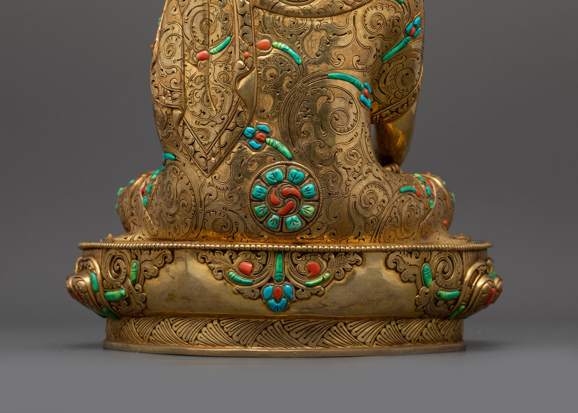 Tibetan Serene Shakyamuni Buddha Statue | Room and Altar Decor Idol