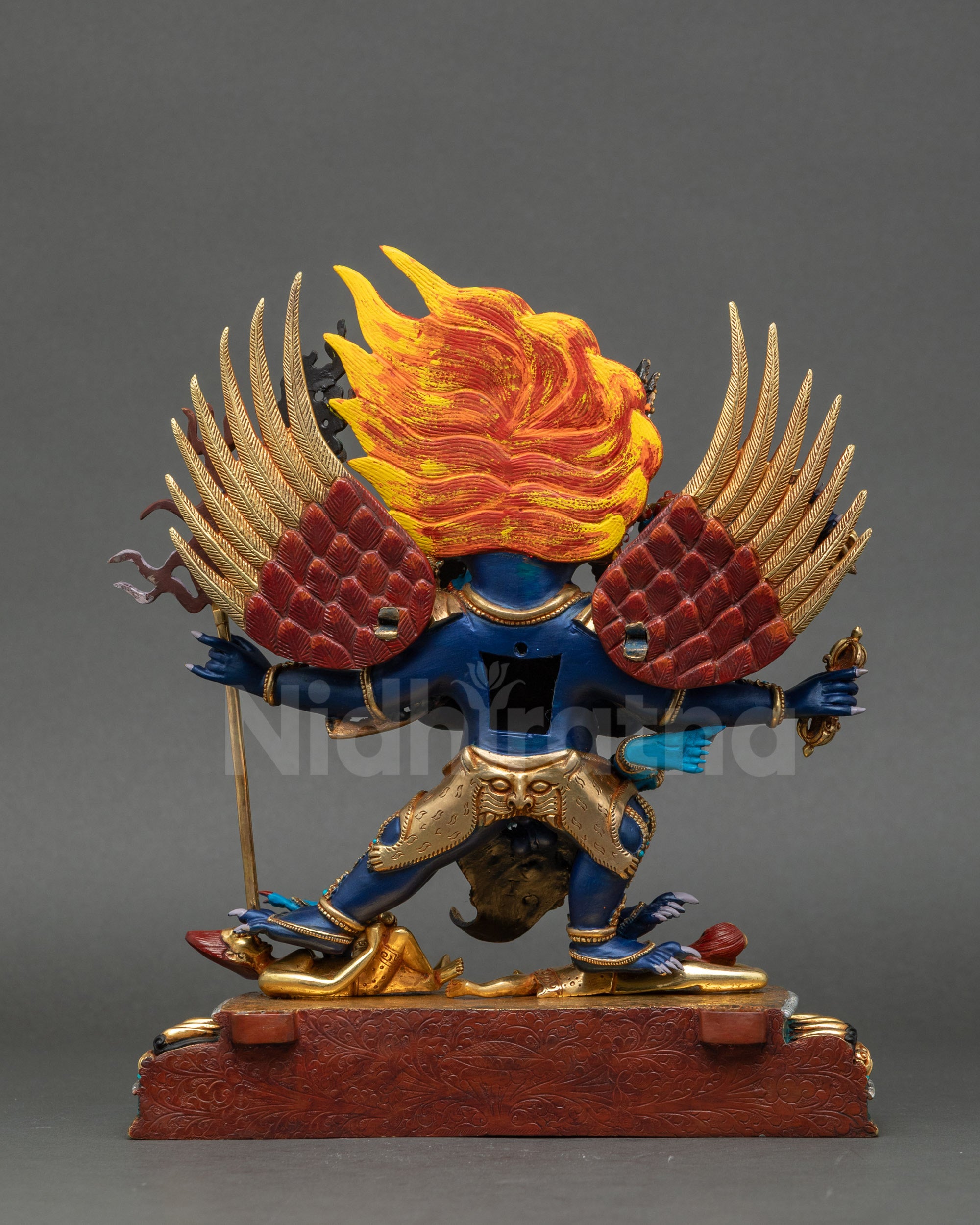 Handcrafted Vajrakilaya (Dorje Phurba) Statue | Nepalese Buddhist Art