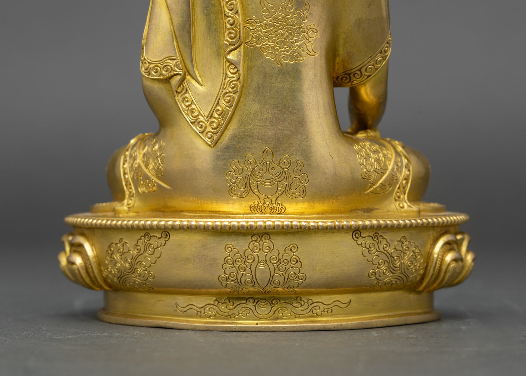 Meditation Shakya Thubpa Statue | Spiritual Buddhist Copper Art