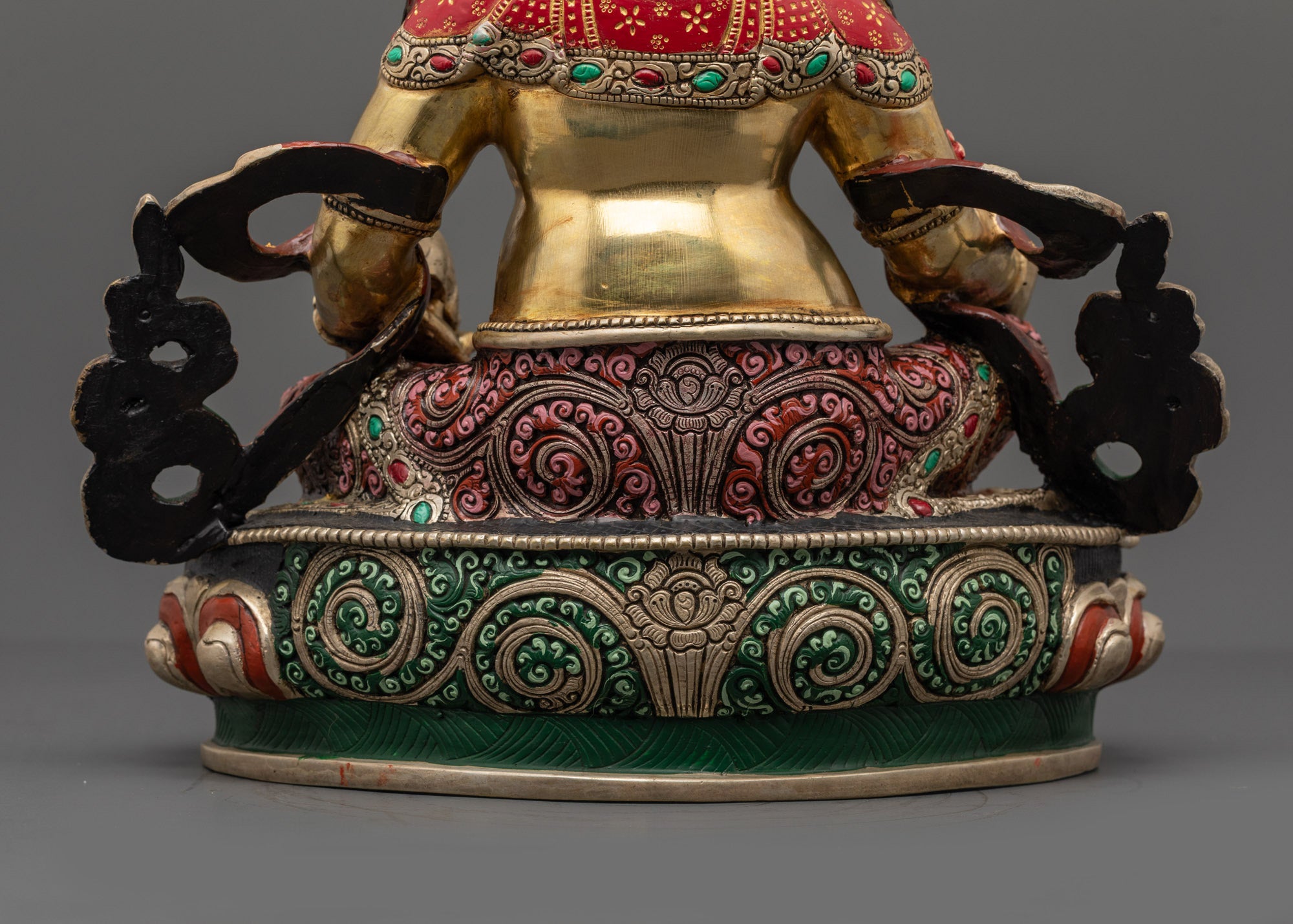 Vajrayana Dzambhala Statue | Traditional Himalayan Buddhist Artwork