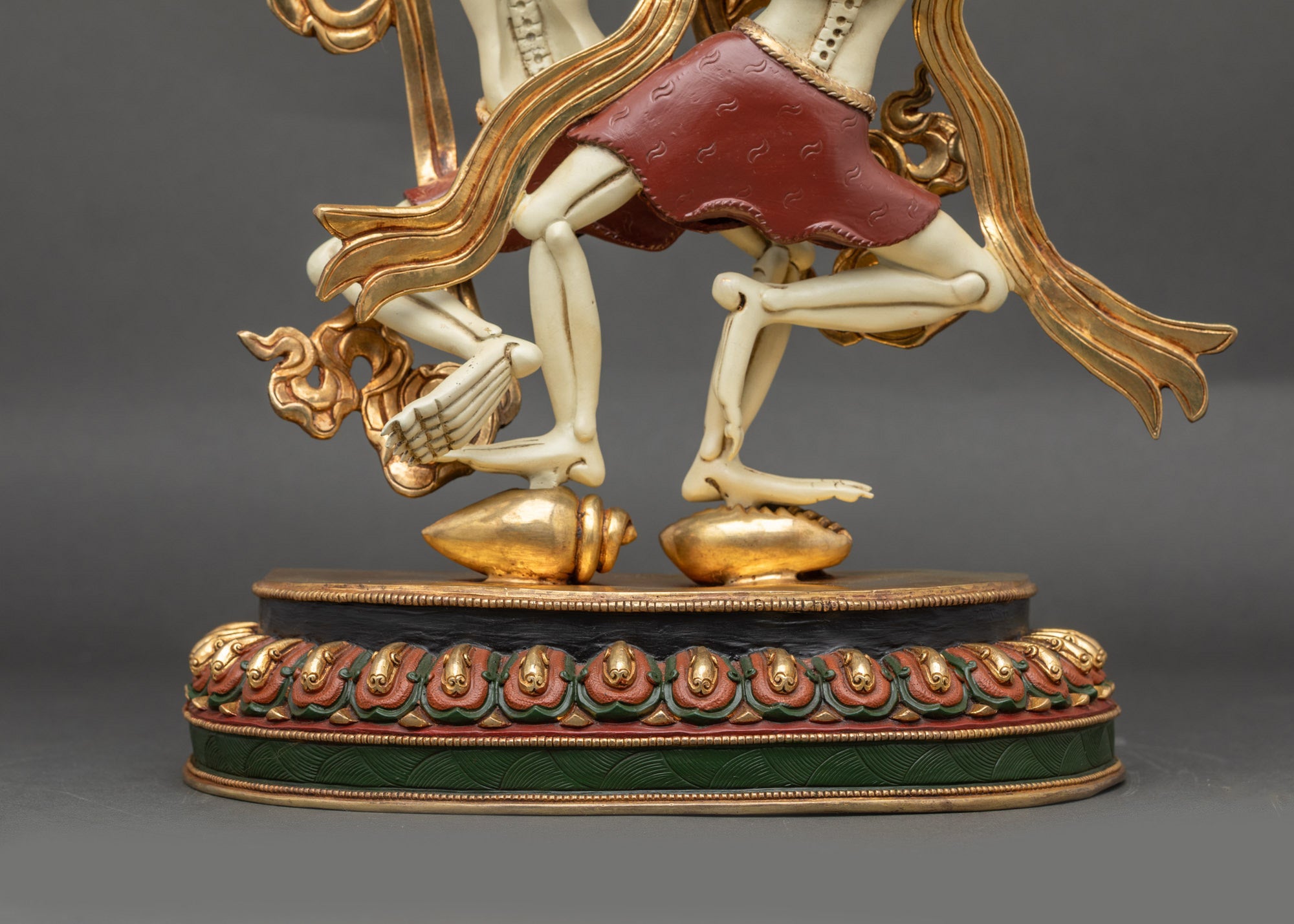 Authentic Citipati Guardian Statue | Traditional Himalayan Ritual Art